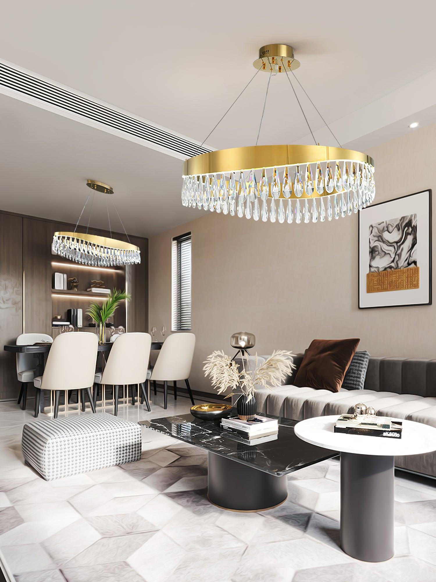 Crystal Sticks Chandelier - Cueteks