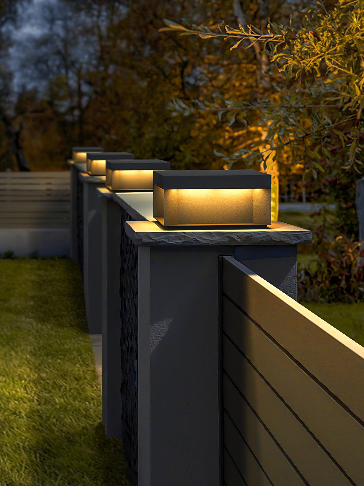Black Box Outdoor Post Light - Cueteks