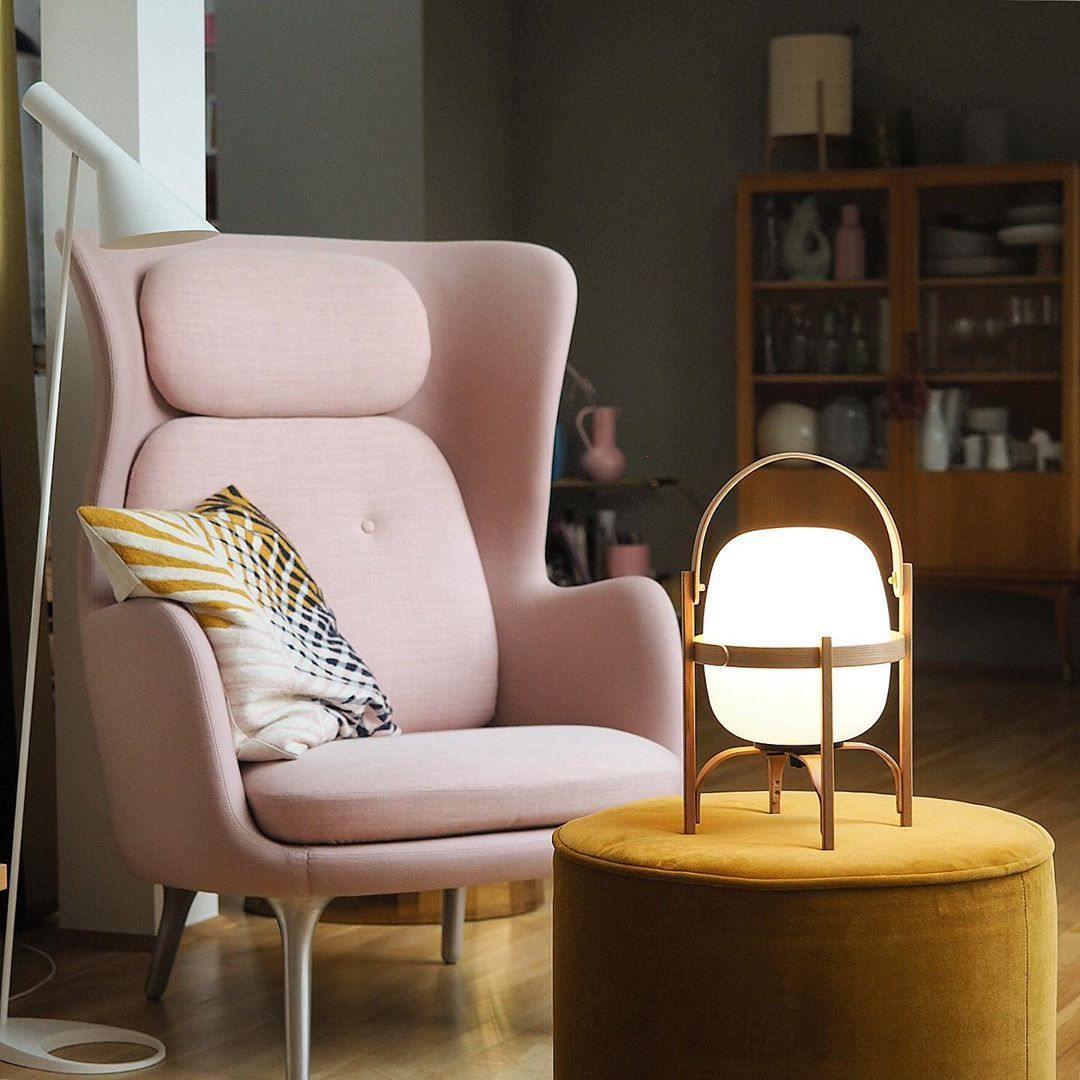 Portable Lantern Glass Table Lamp - Cueteks