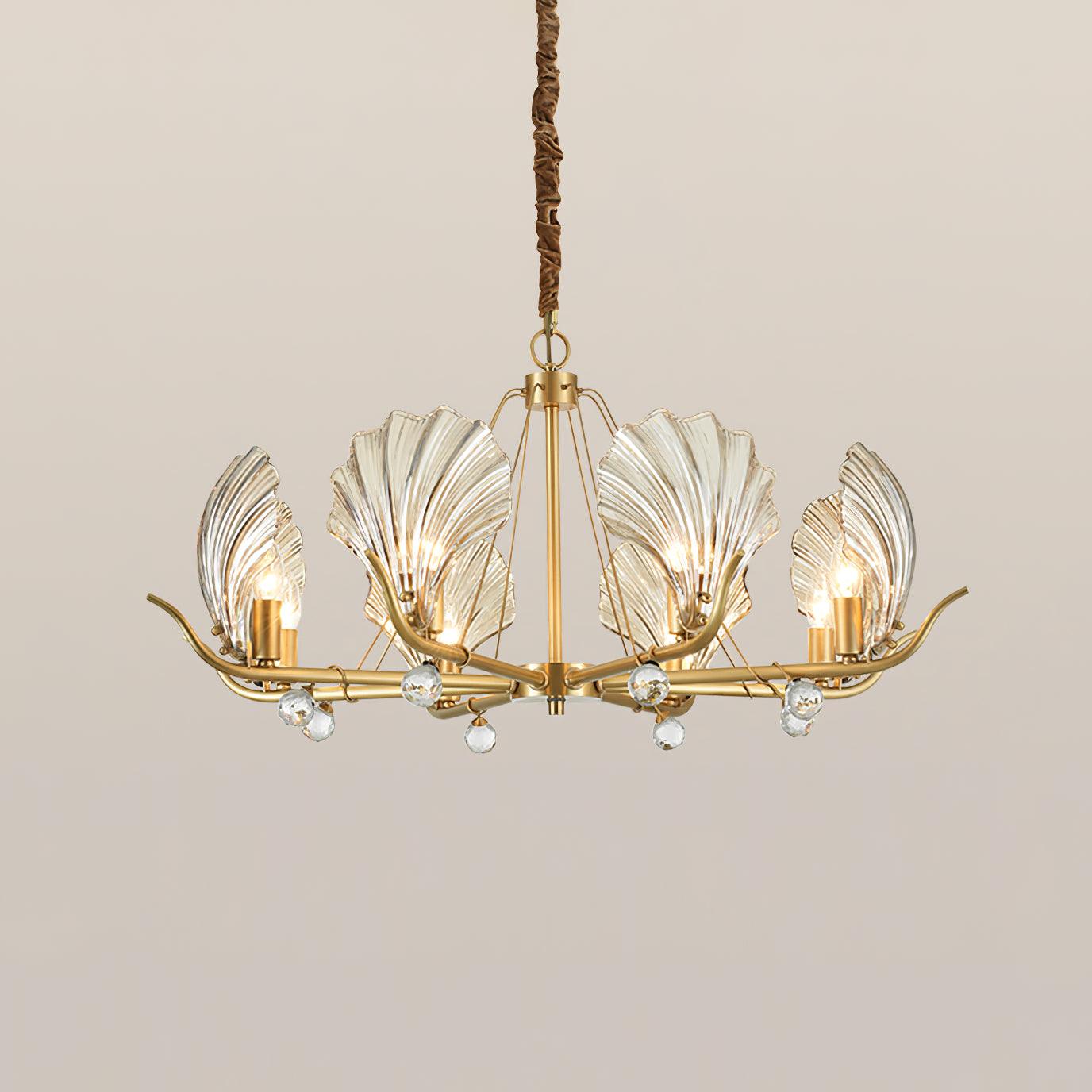 Shell Crystal Chandelier - Cueteks