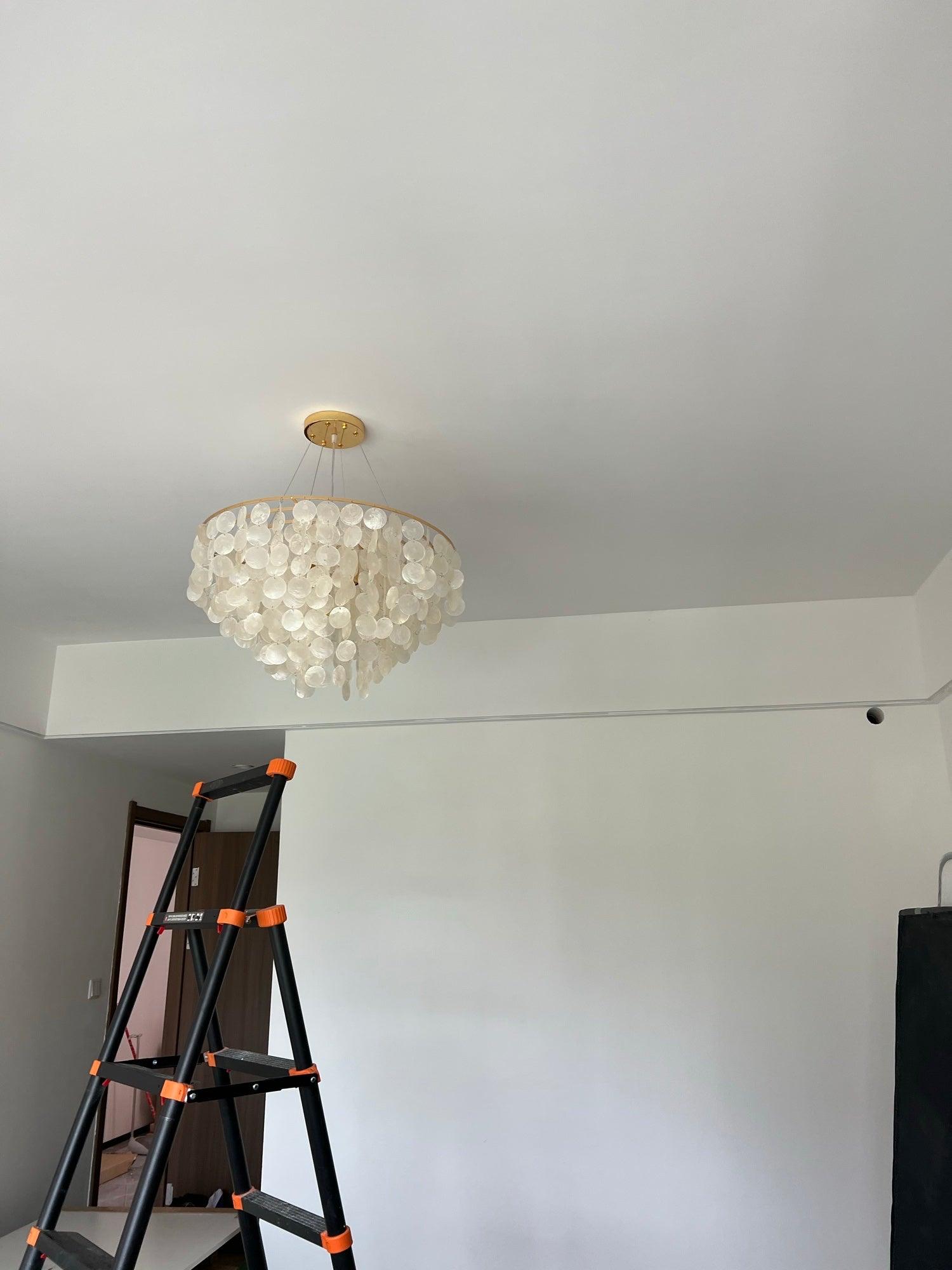 Shell Wind Chime Chandelier - Cueteks