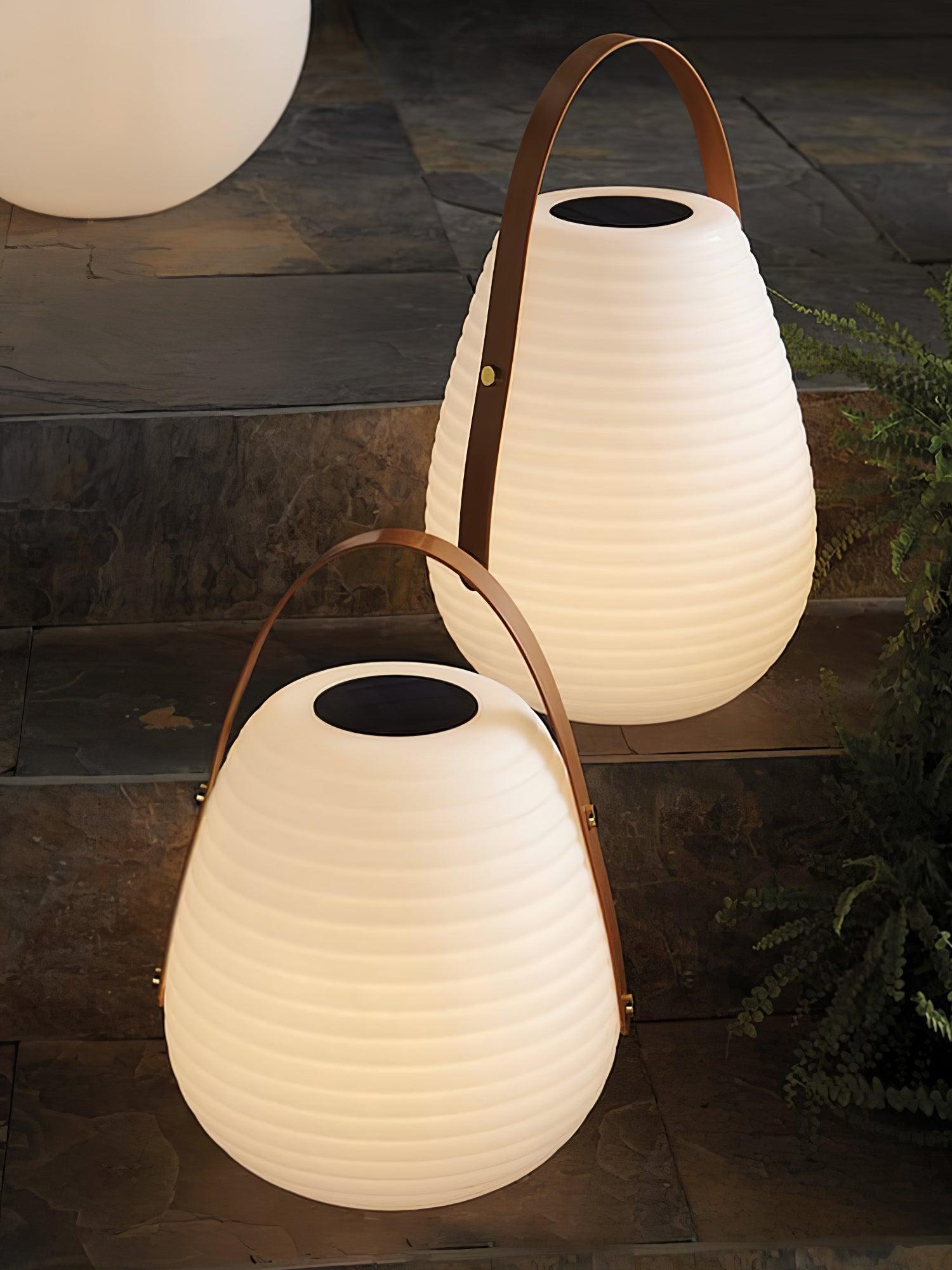 Beehive Solar Lantern Outdoor Lamp - Cueteks