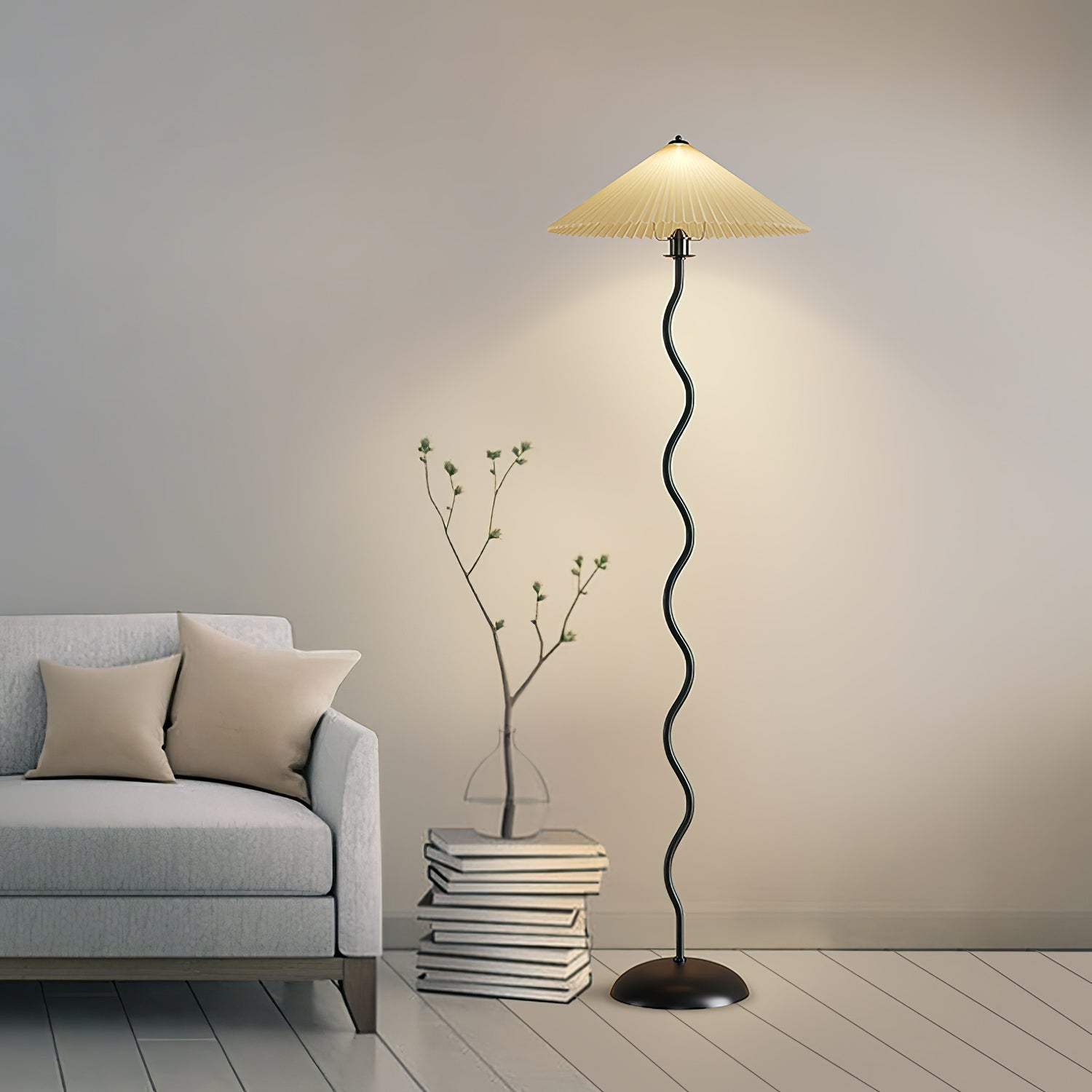Squiggle Floor Lamp - Cueteks