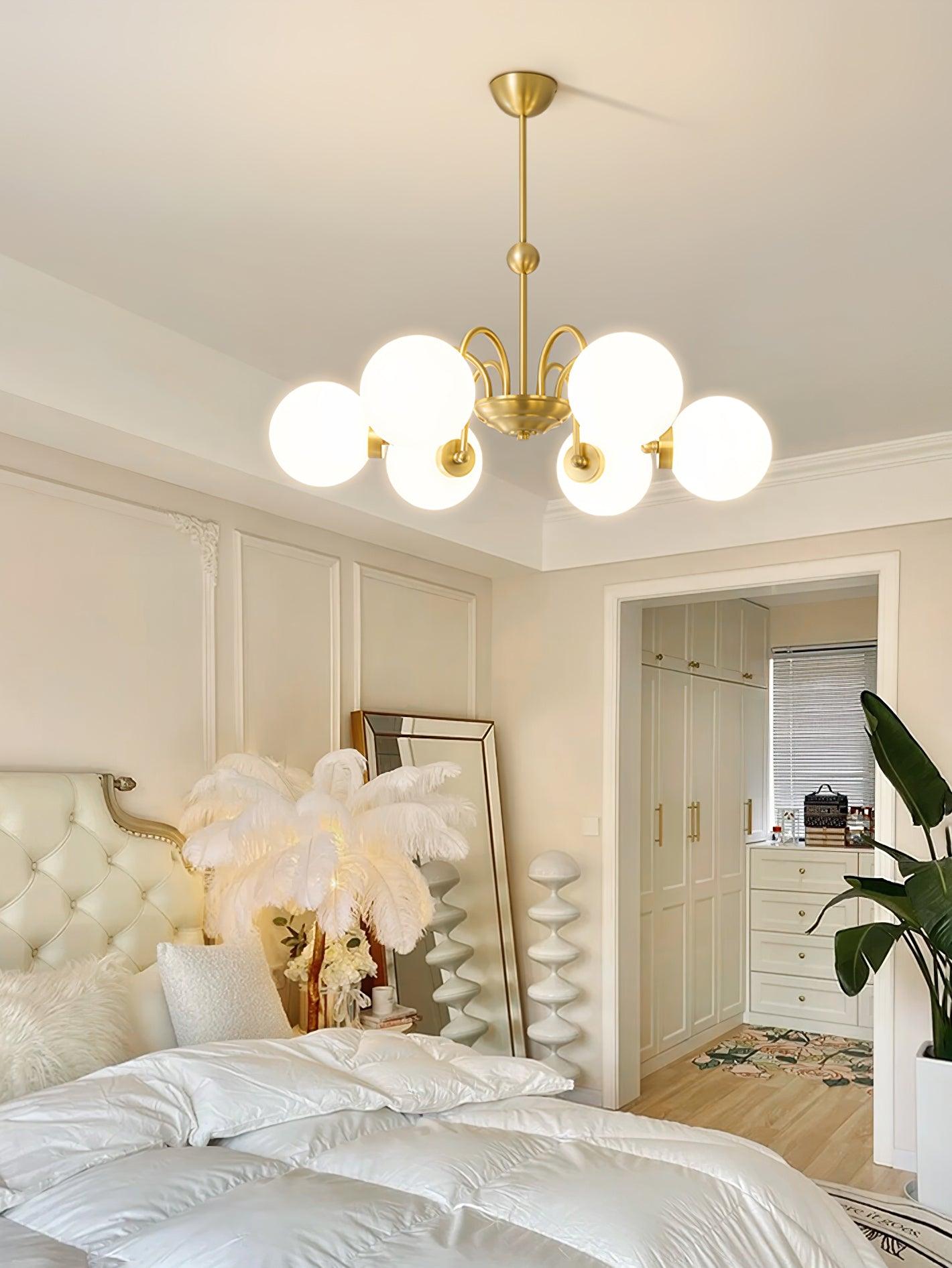 Yisu Brass Chandelier - Cueteks