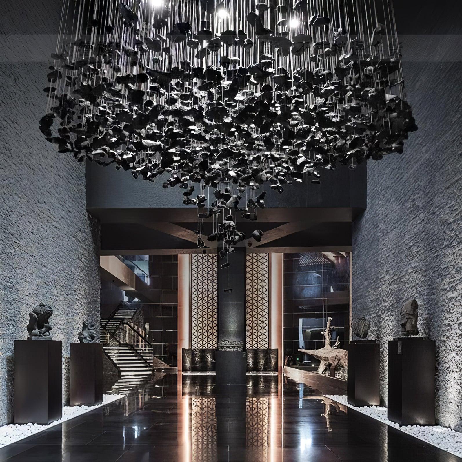 Multicolor Crystal Stone Chandelier - Cueteks