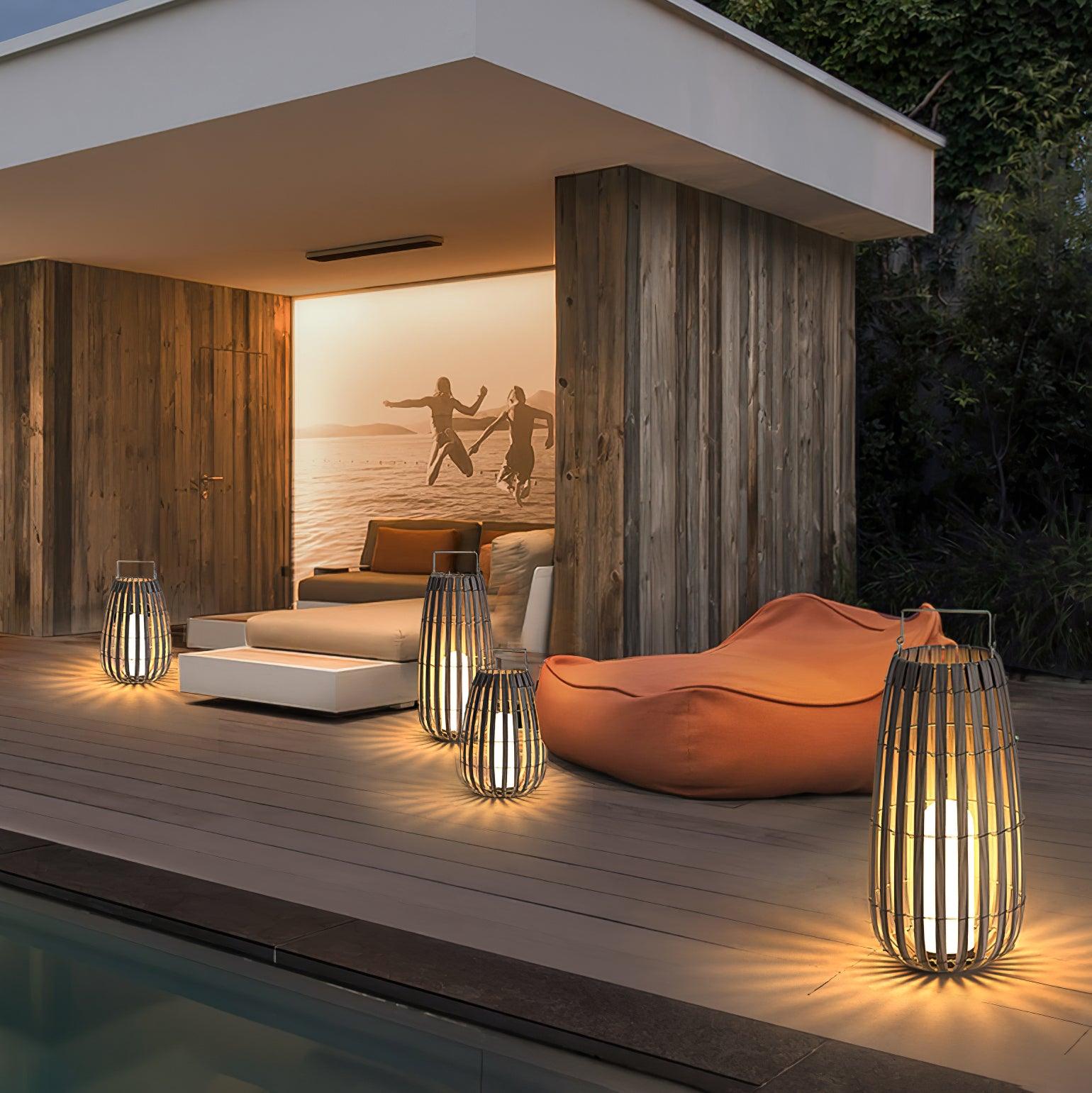 Tropic Braid Lantern Outdoor Lamp - Cueteks