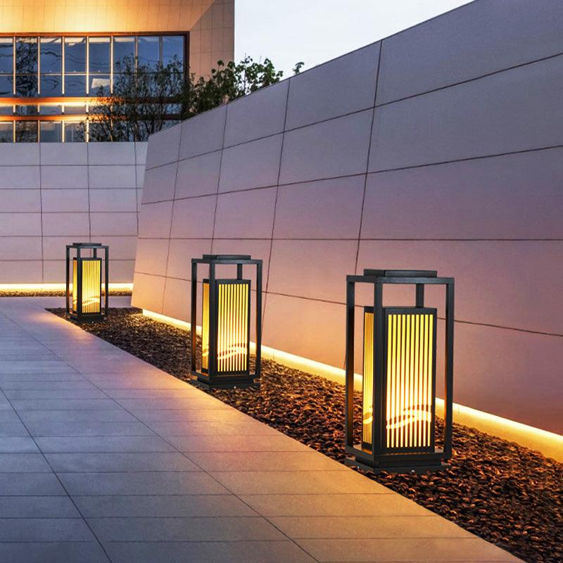Modern Square Cage Garden Light - Cueteks