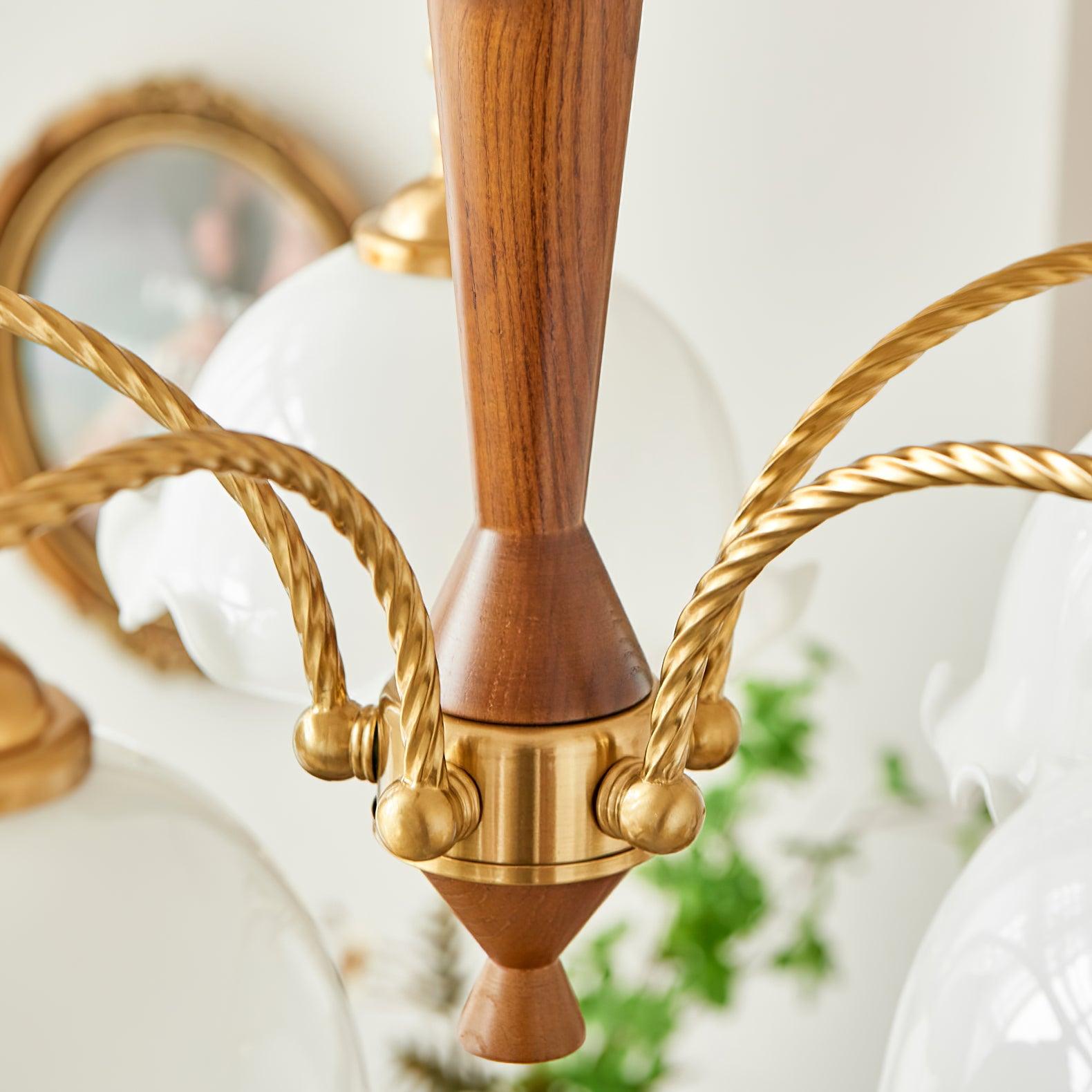 Milky Flower Chandelier - Cueteks