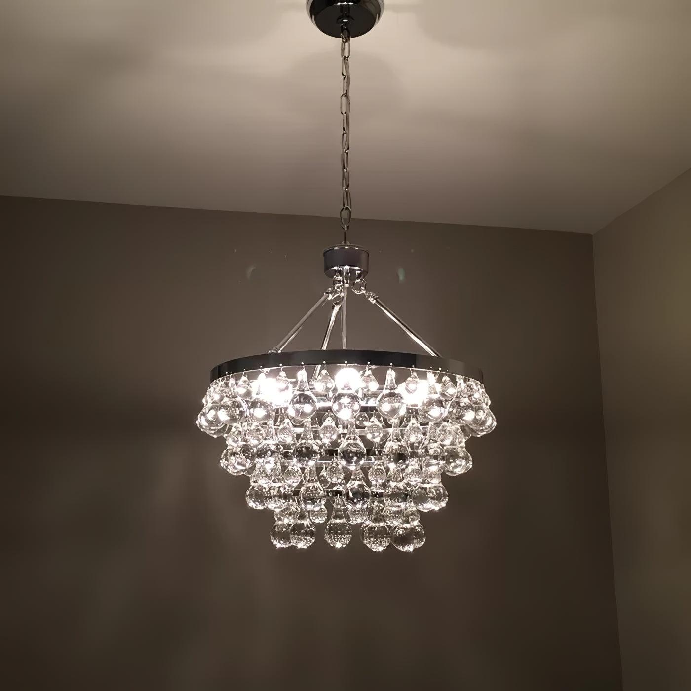 Unique Tiered Crystal Chandelier - Cueteks