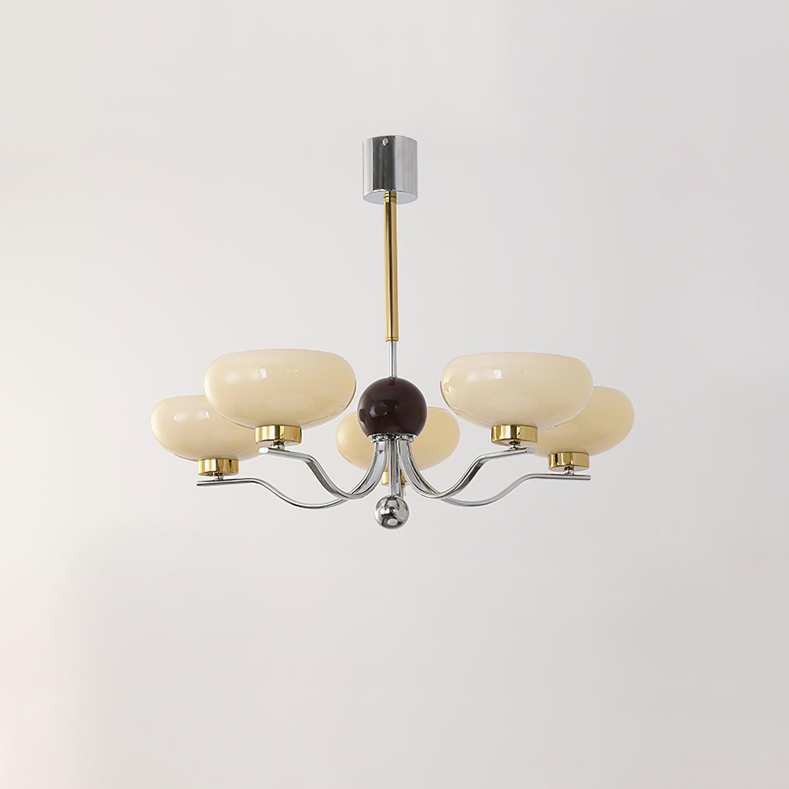 Medieval Glass Bowl Chandelier - Cueteks