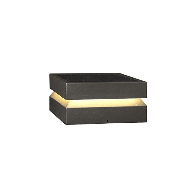 Solar Power Square Post Light - Cueteks
