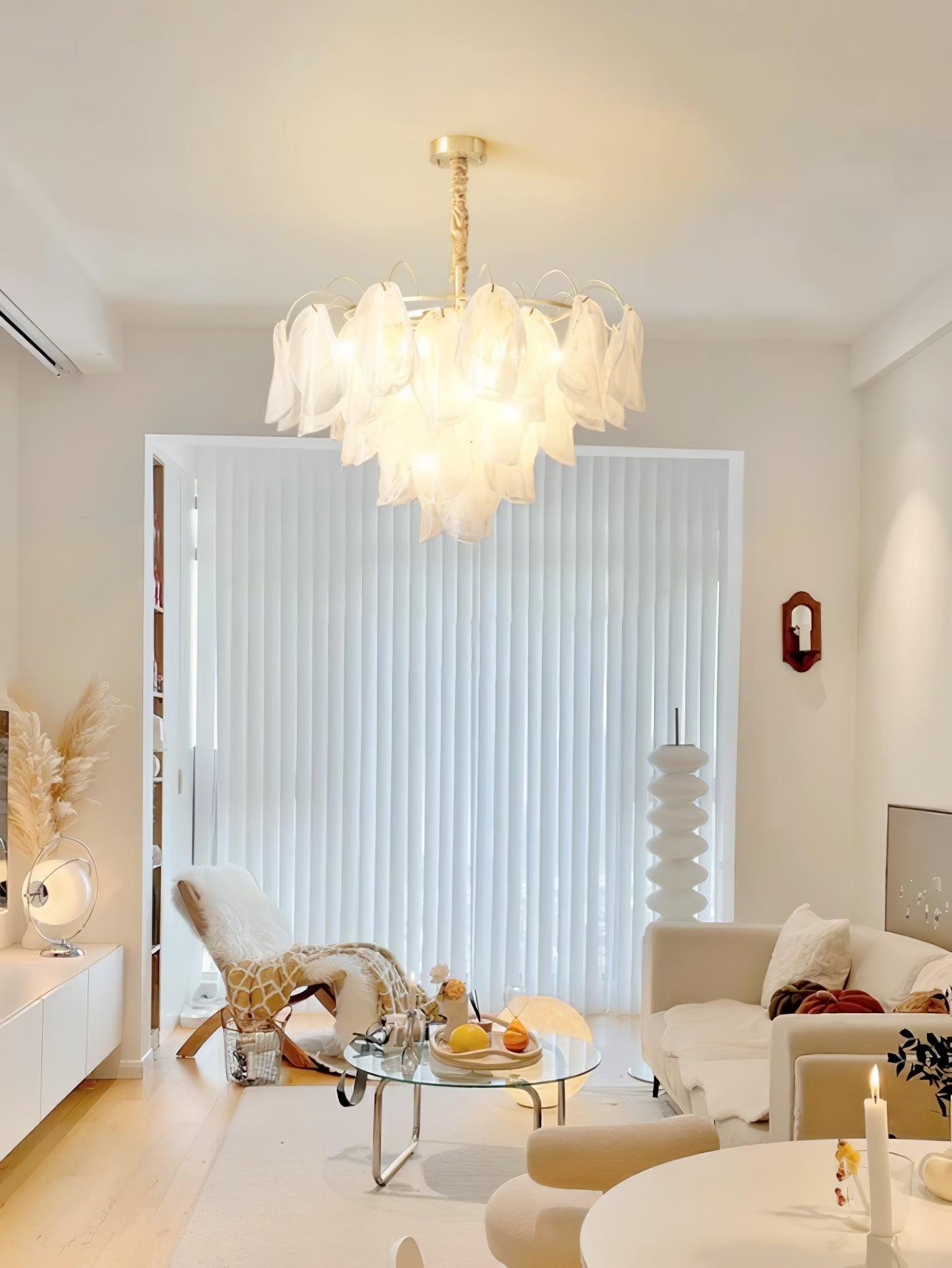 Multi Tier Cloud Glass Pendant Light - Cueteks