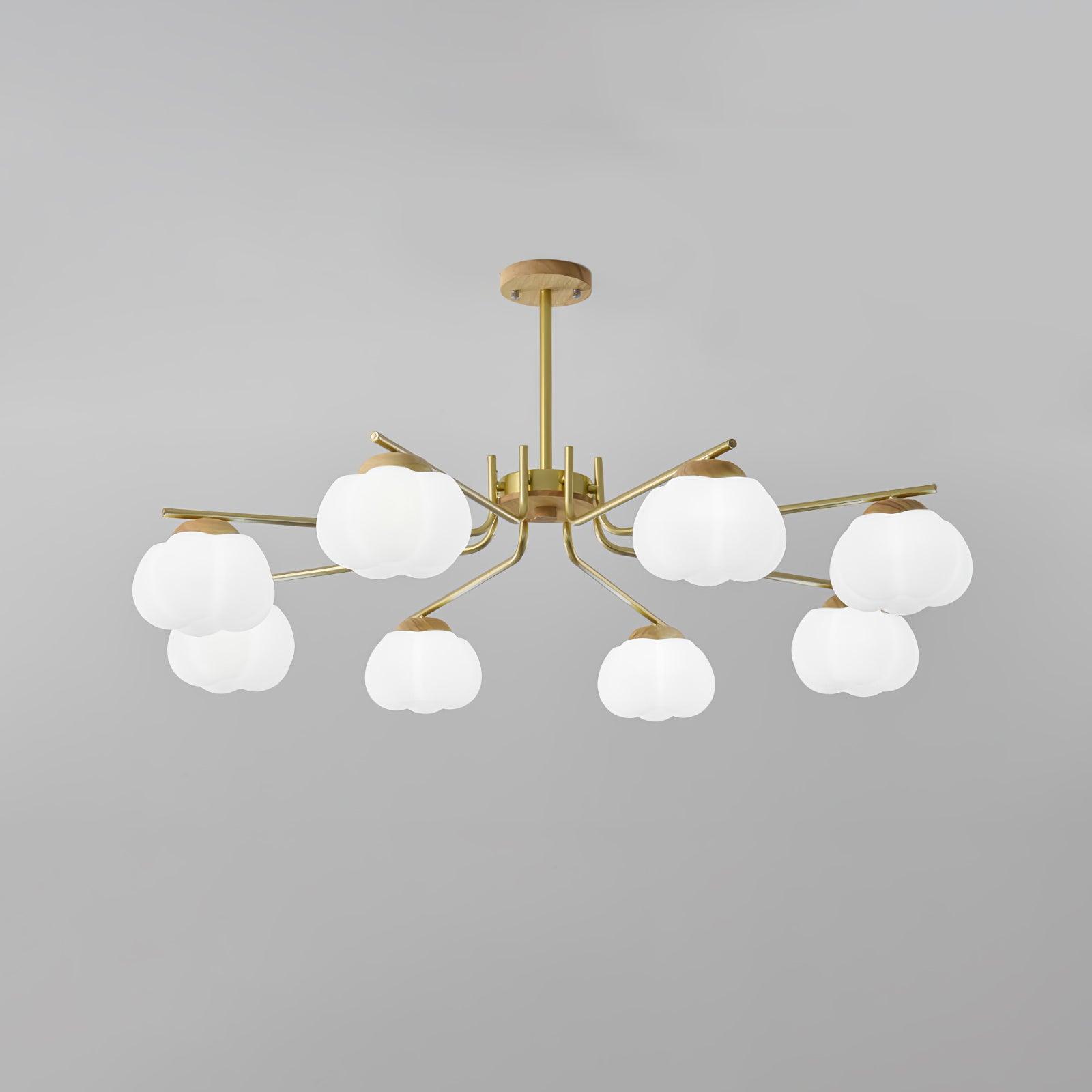 Plastic Cotton Balls Chandelier - Cueteks