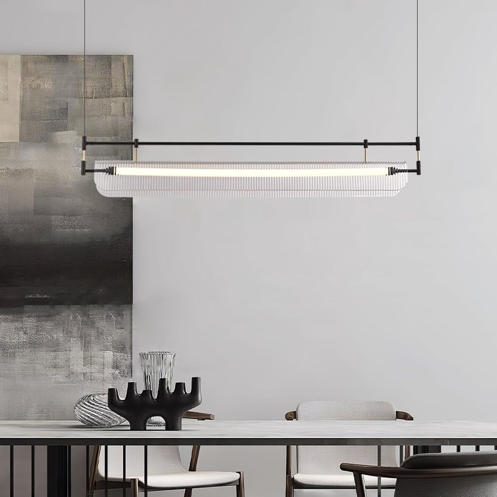 Linear Strip Chandelier - Cueteks