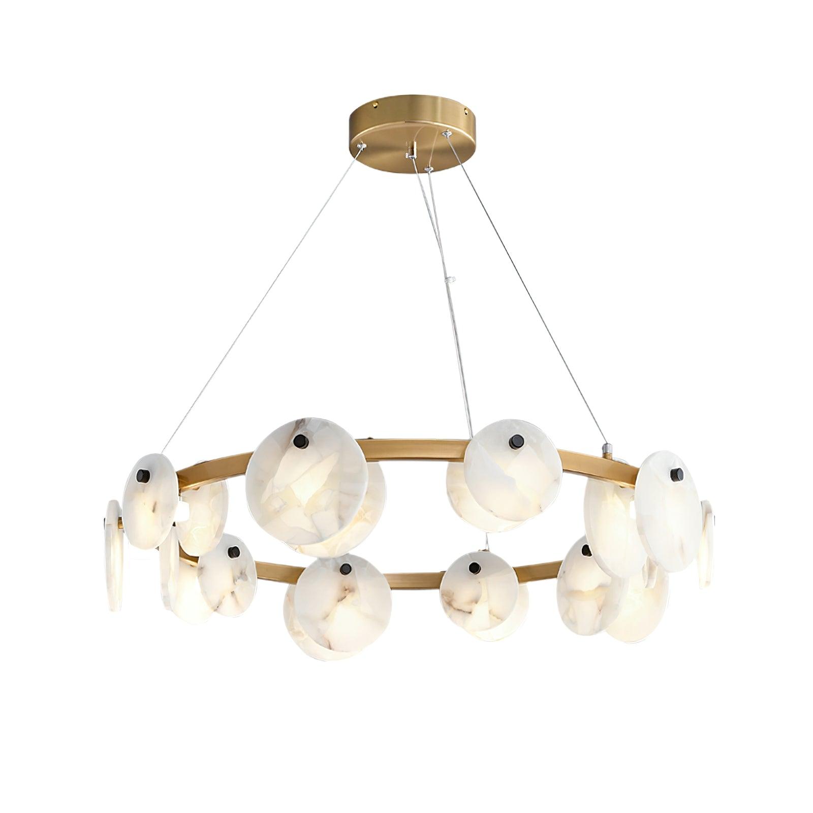Trinidad Alabaster Chandelier - Cueteks