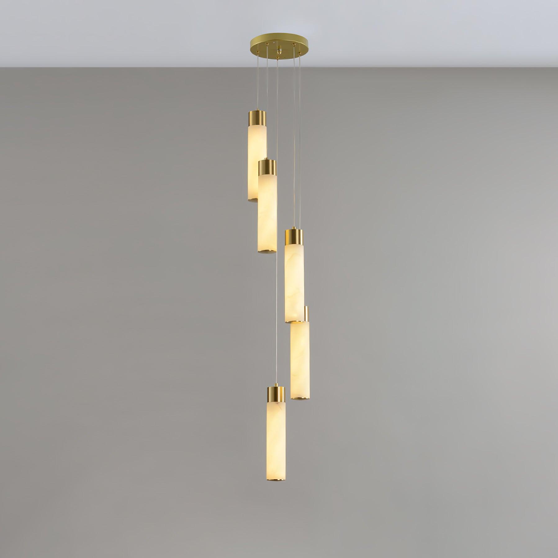 Celestial Alabaster Cascade Chandelier - Cueteks