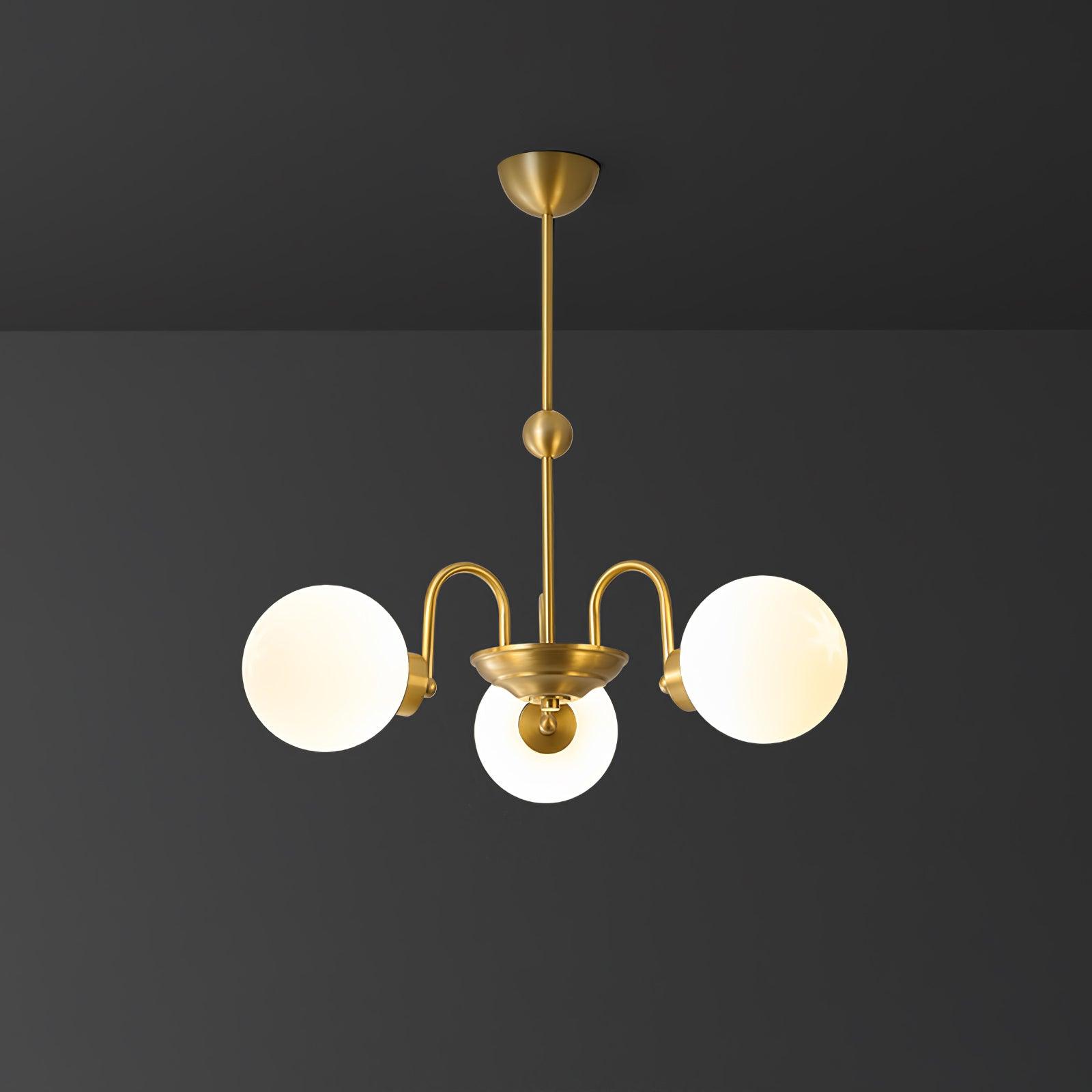 Yisu Brass Chandelier - Cueteks