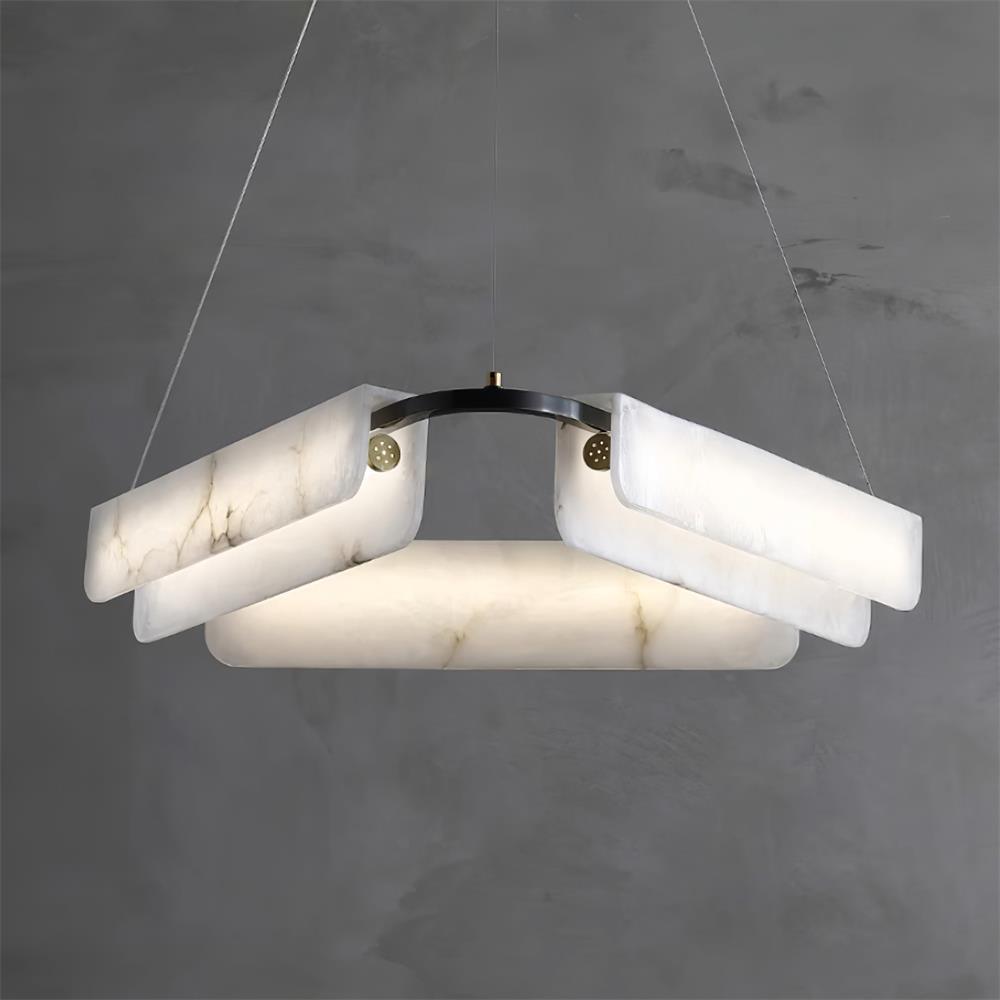 Delia Alabaster Chandelier - Cueteks
