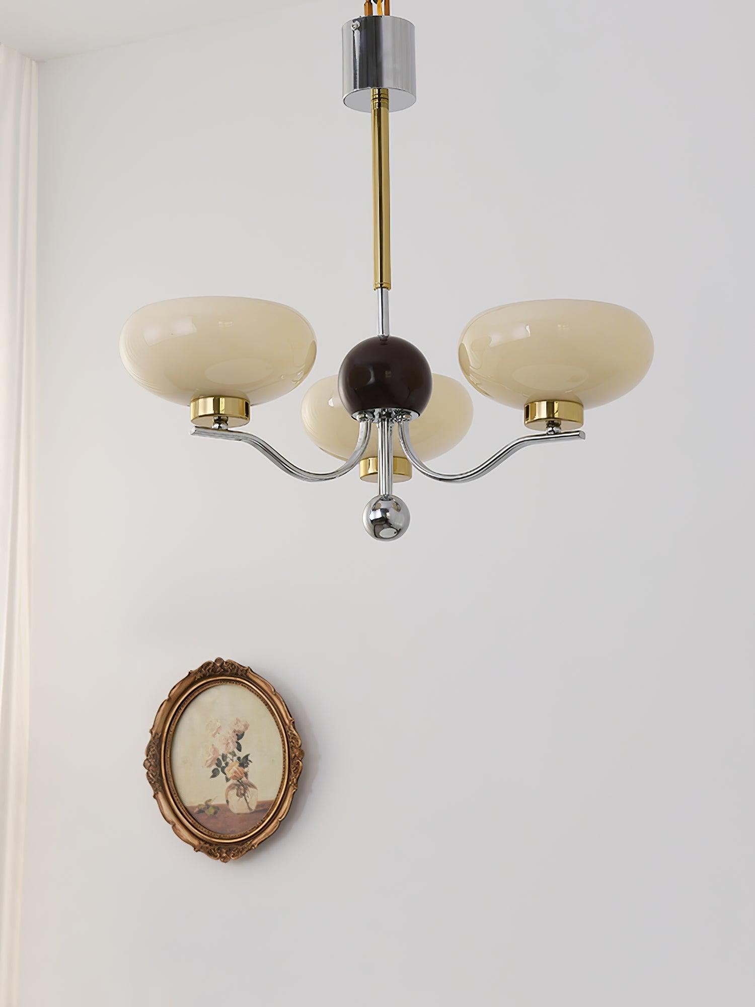 Medieval Glass Bowl Chandelier - Cueteks