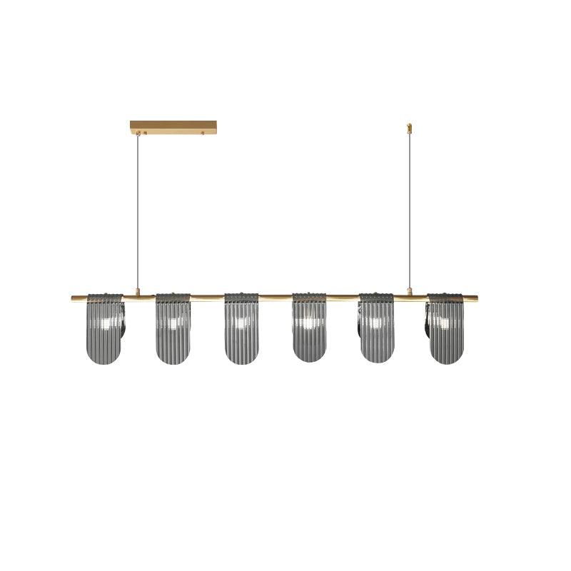 Folioles Brass Chandelier - Cueteks