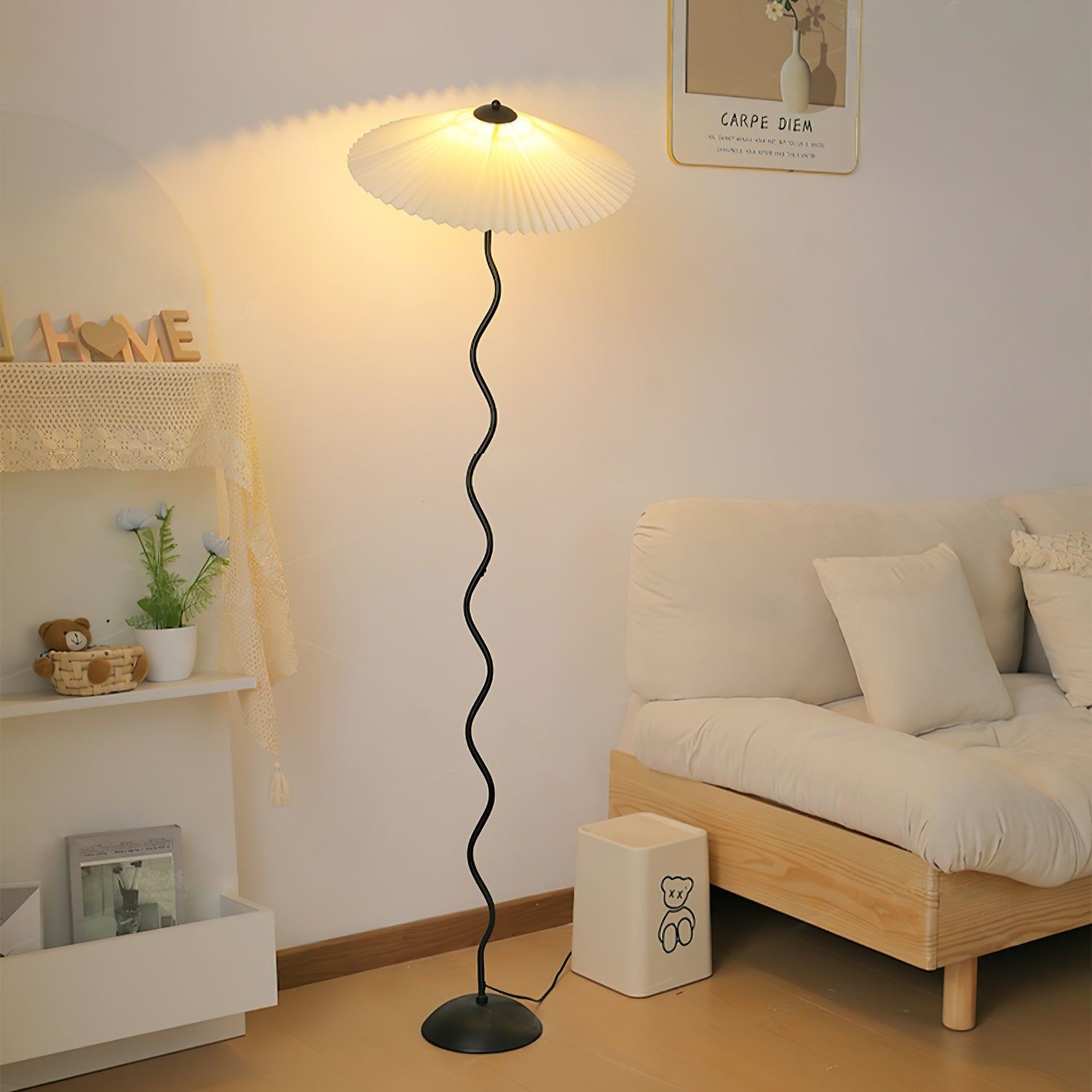 Squiggle Floor Lamp - Cueteks