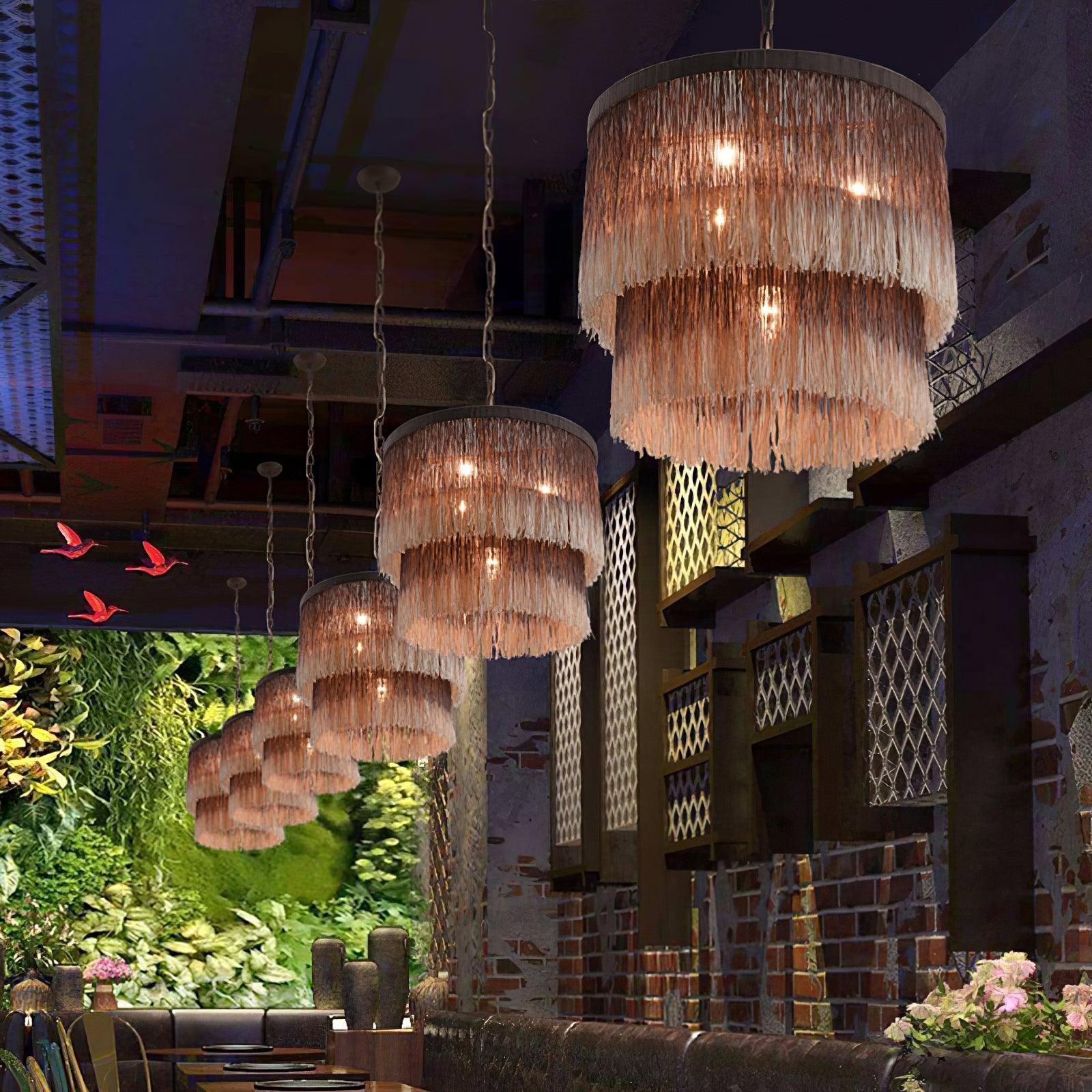 Tassel Chandelier - Cueteks