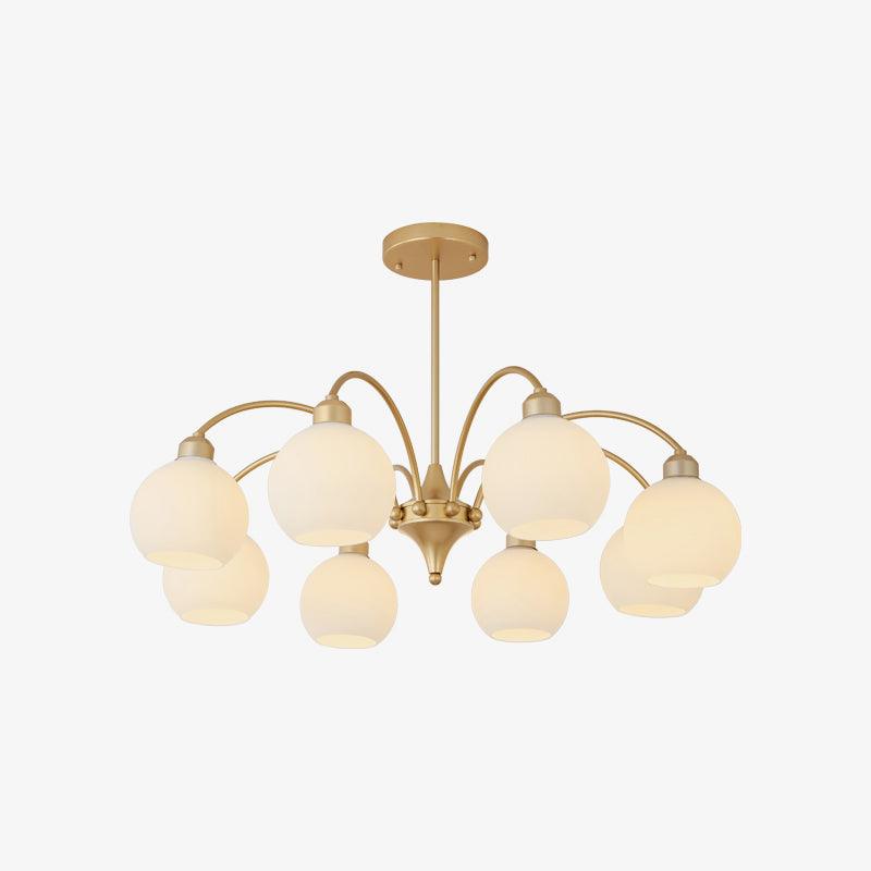 Sculptural Glass Chandelier - Cueteks