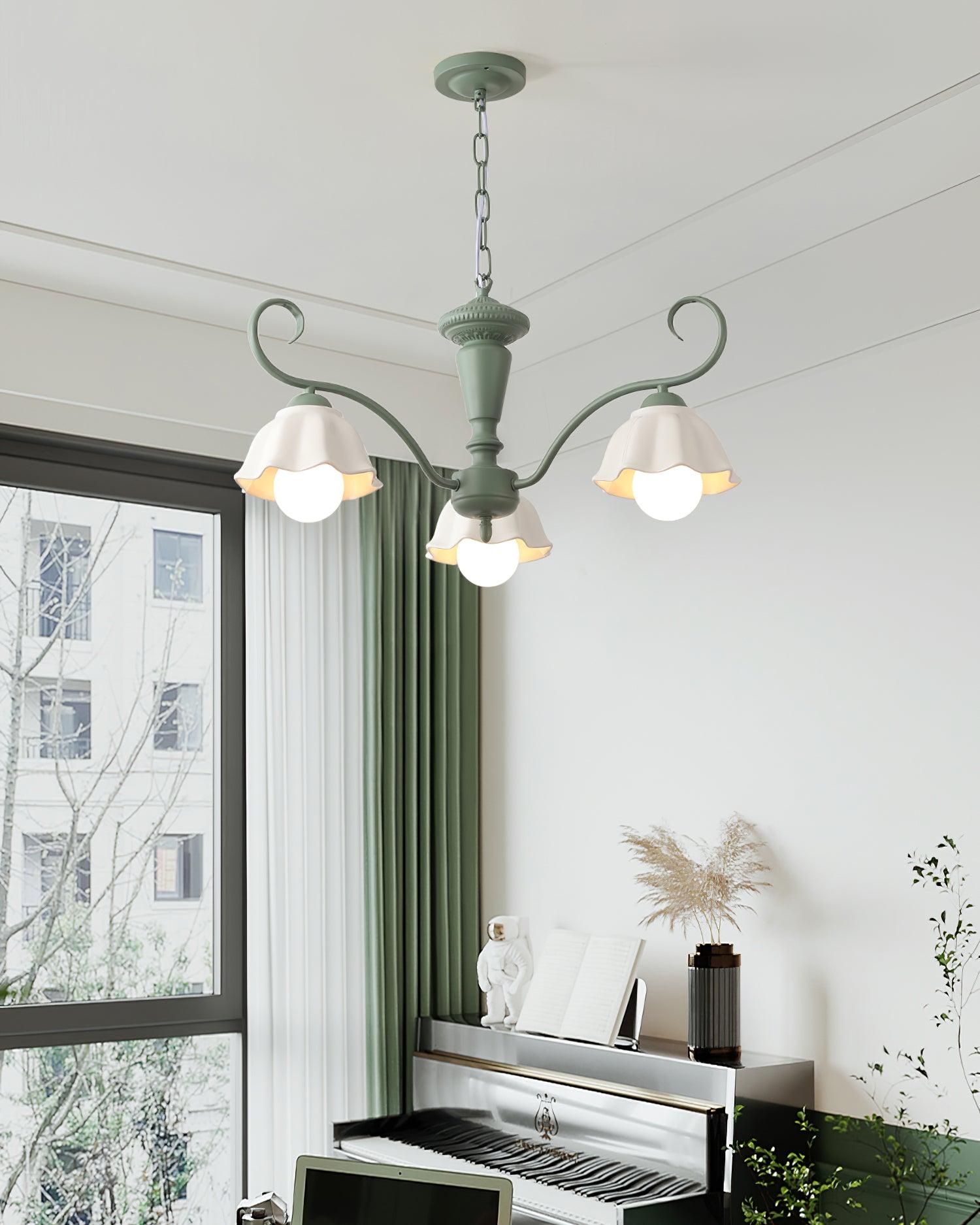 Savoy Flower Chandelier - Cueteks