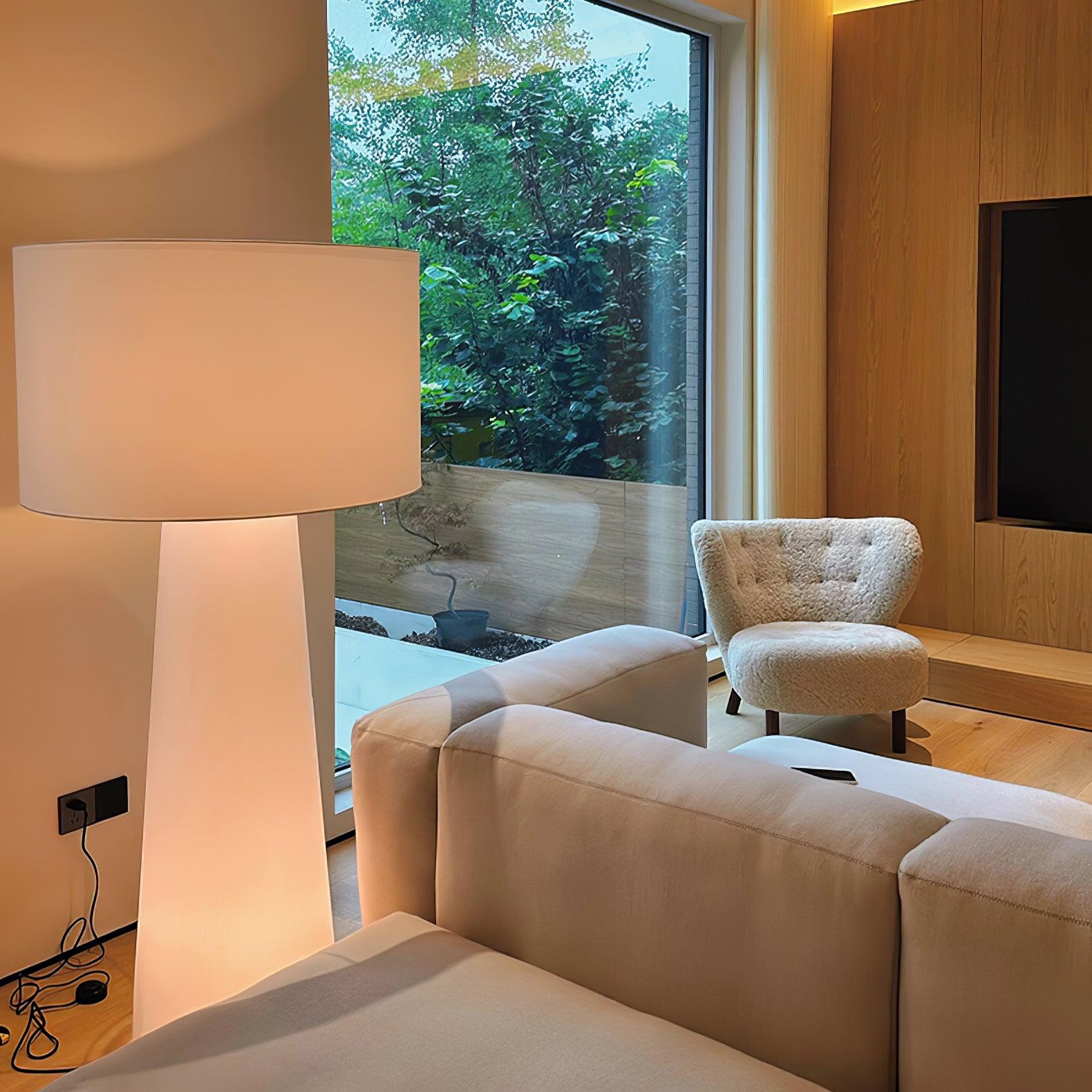 Column Fabric Floor Lamp - Cueteks