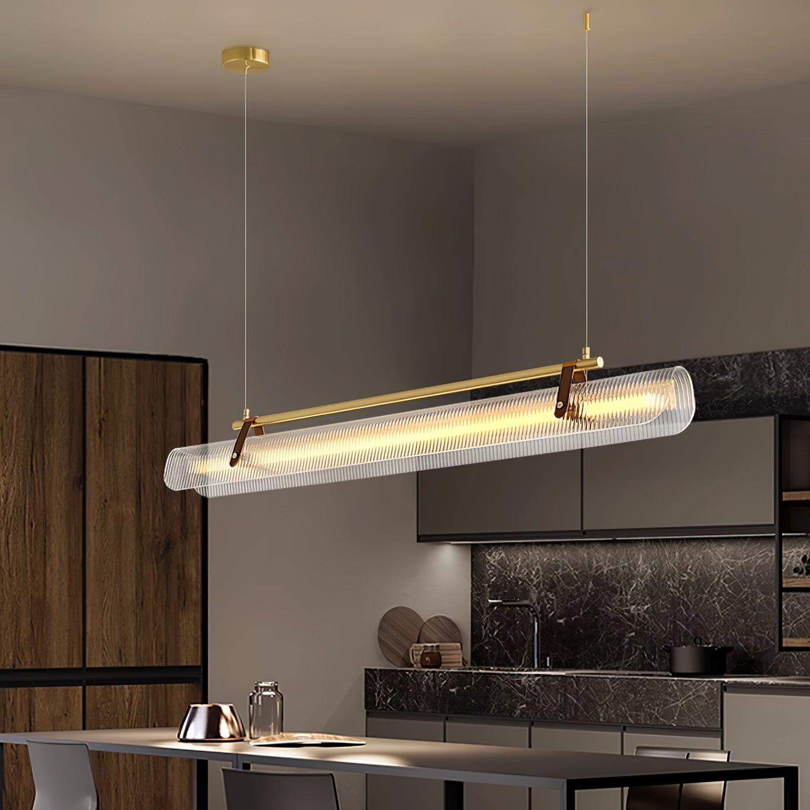 Linear Strip Chandelier - Cueteks