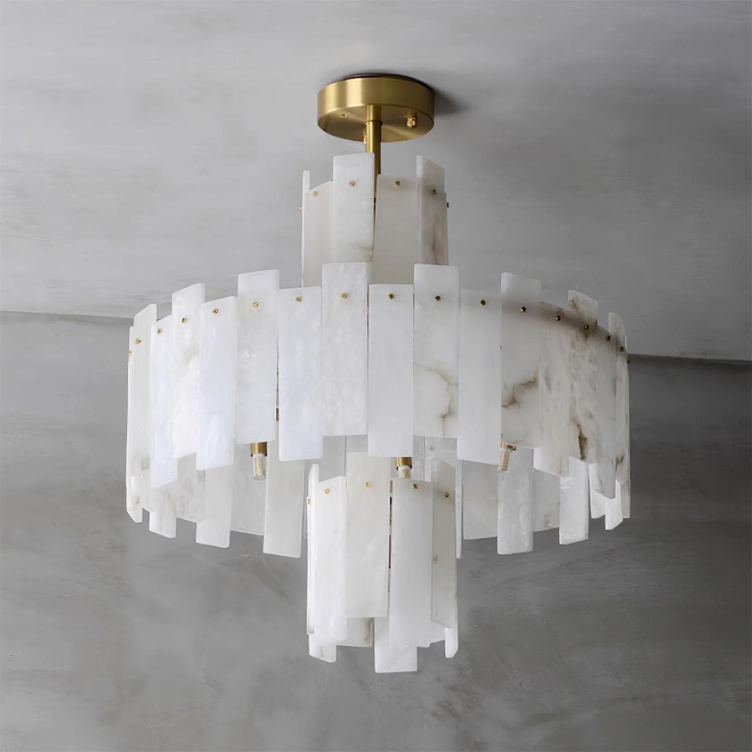 Regina Alabaster Chandelier - Cueteks