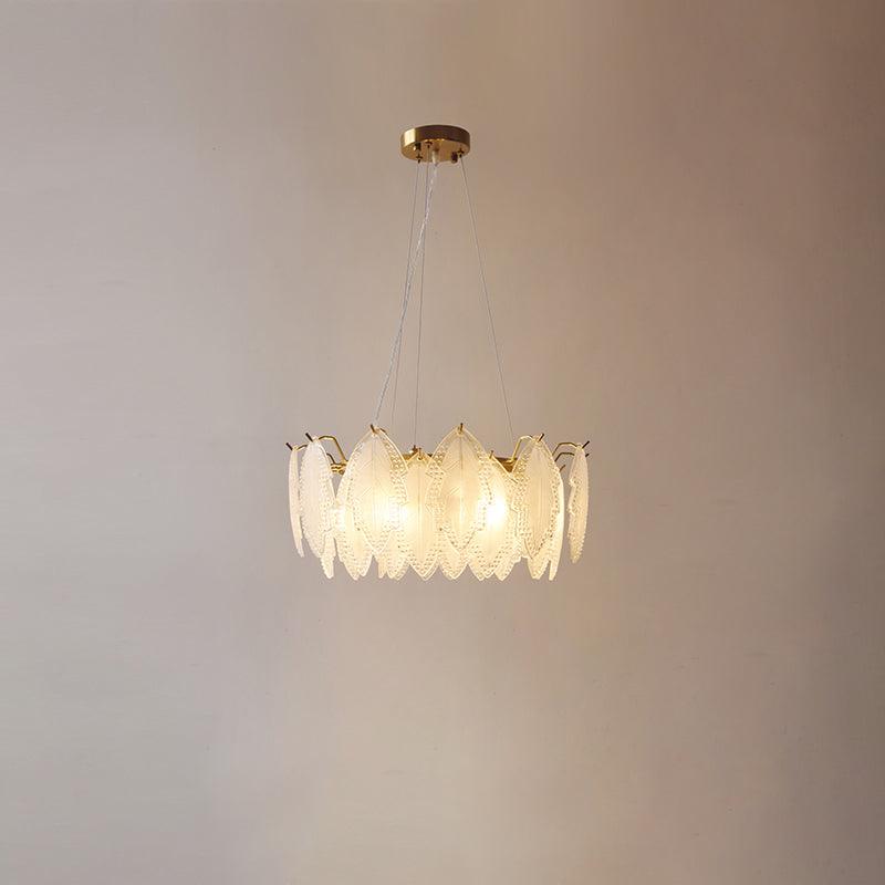 Maple Leaf Glass Chandelier - Cueteks