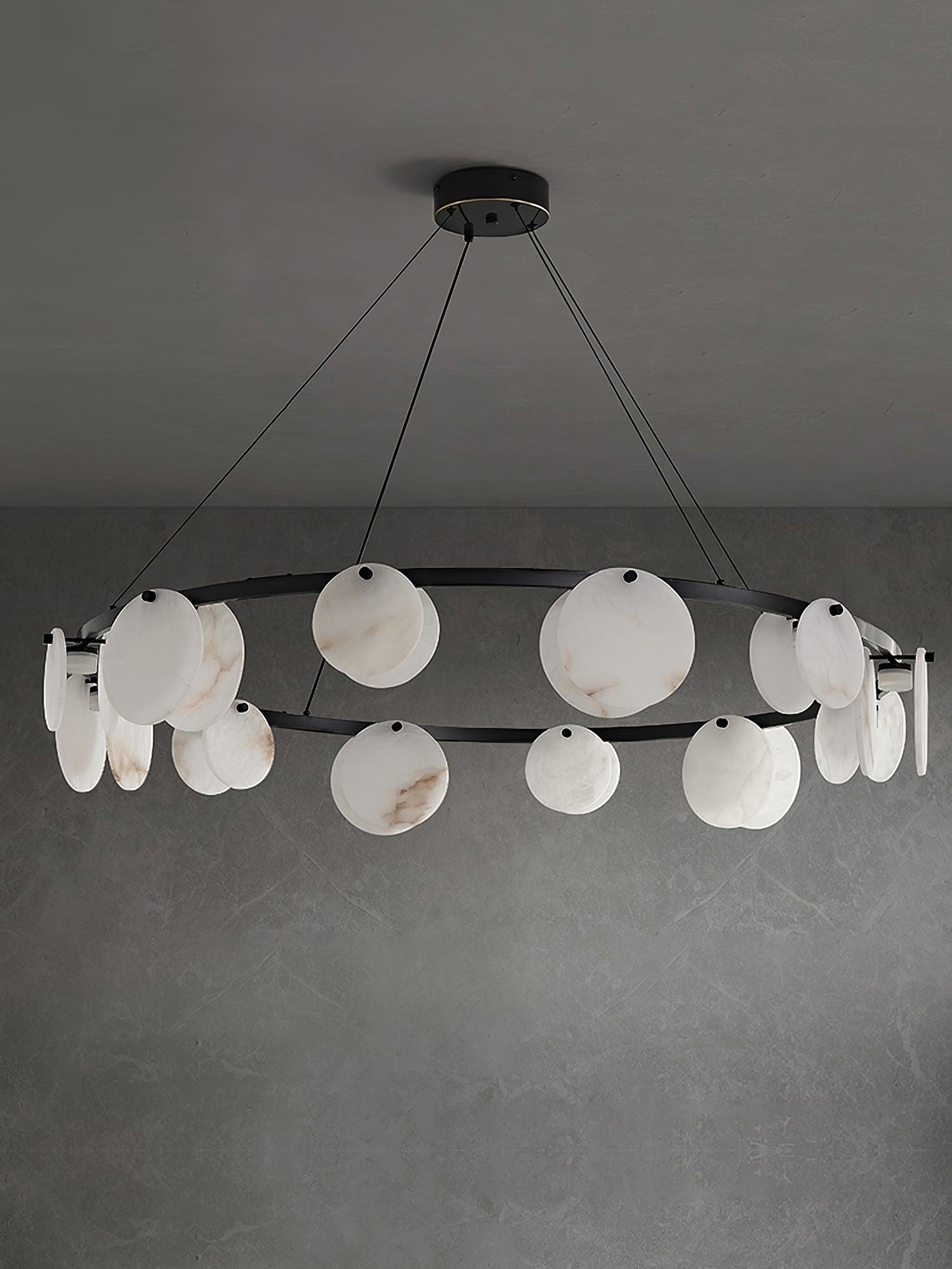 Trinidad Alabaster Chandelier - Cueteks