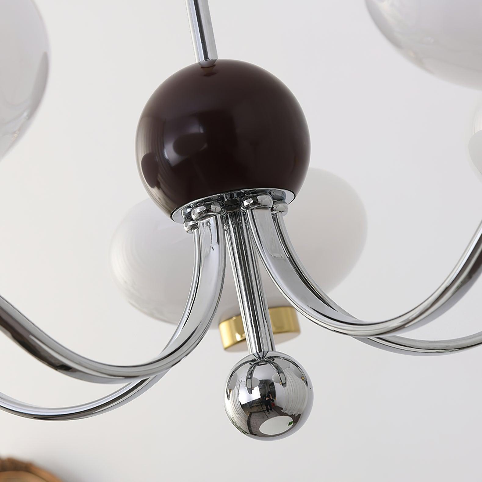 Medieval Glass Bowl Chandelier - Cueteks