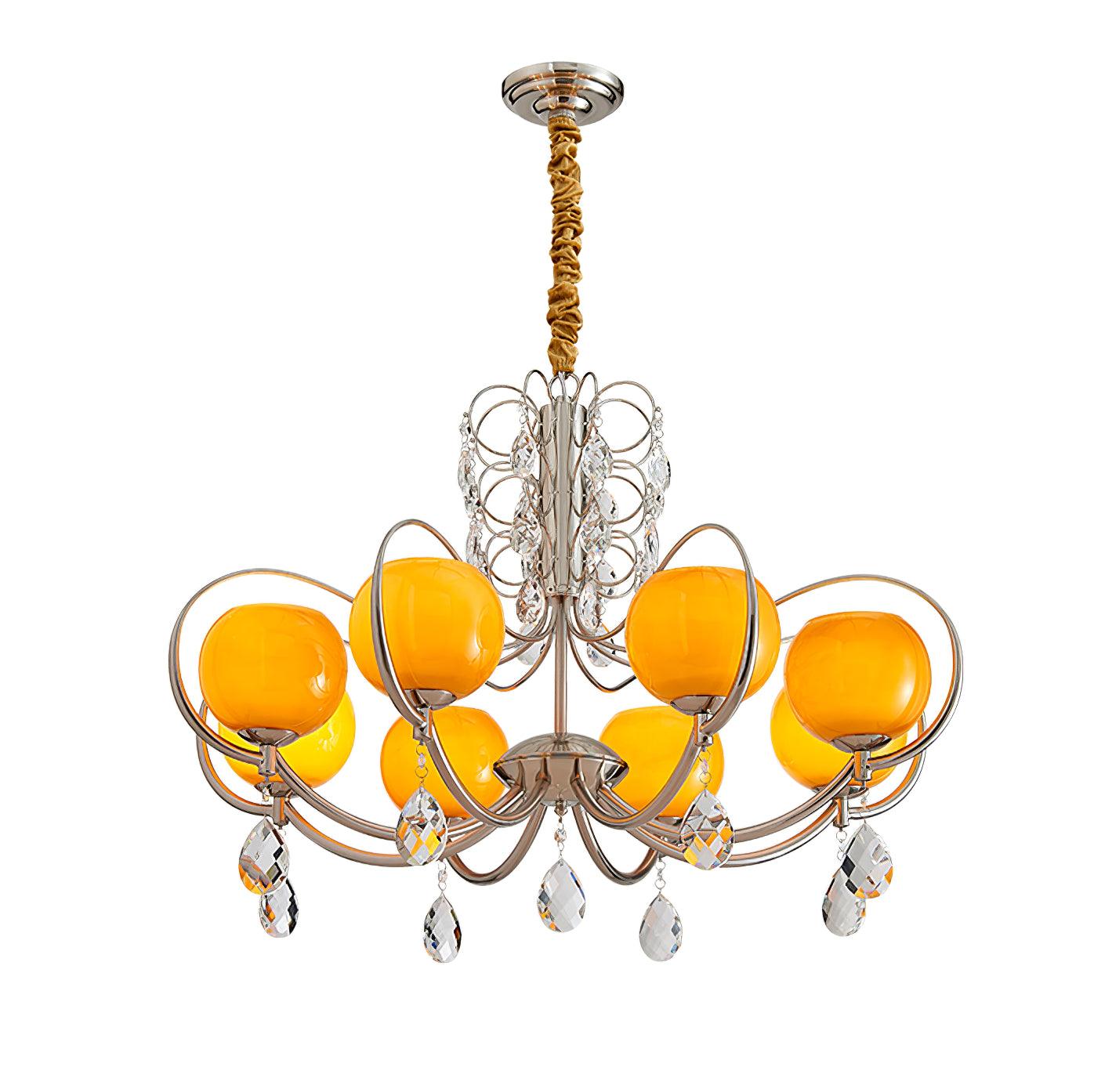 Doria Crystal Chandelier - Cueteks