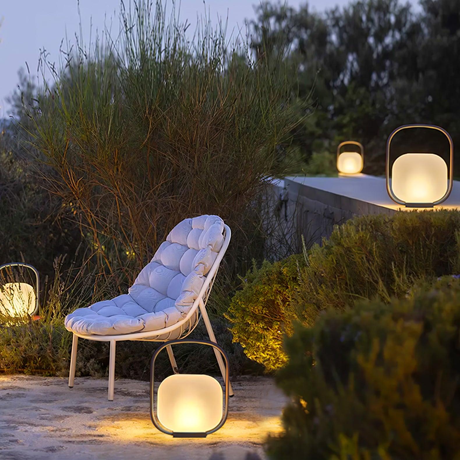 Portable Lantern Outdoor Table Lamp with Solar Panel - Cueteks