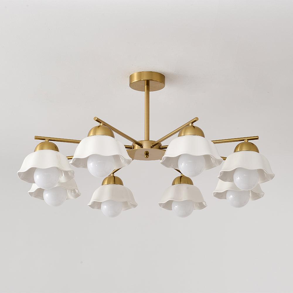 Flower Shade Chandelier - Cueteks