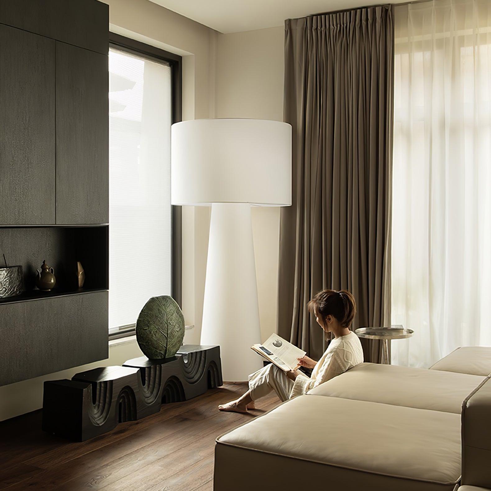 Column Fabric Floor Lamp - Cueteks