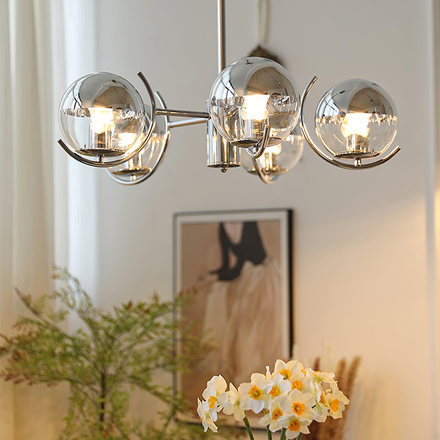 Space Ball Chandelier - Cueteks