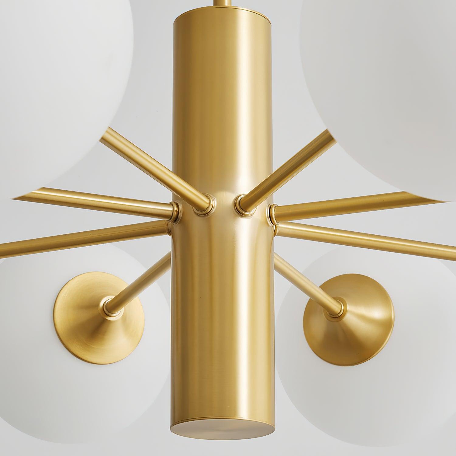Stella Brass Chandelier - Cueteks
