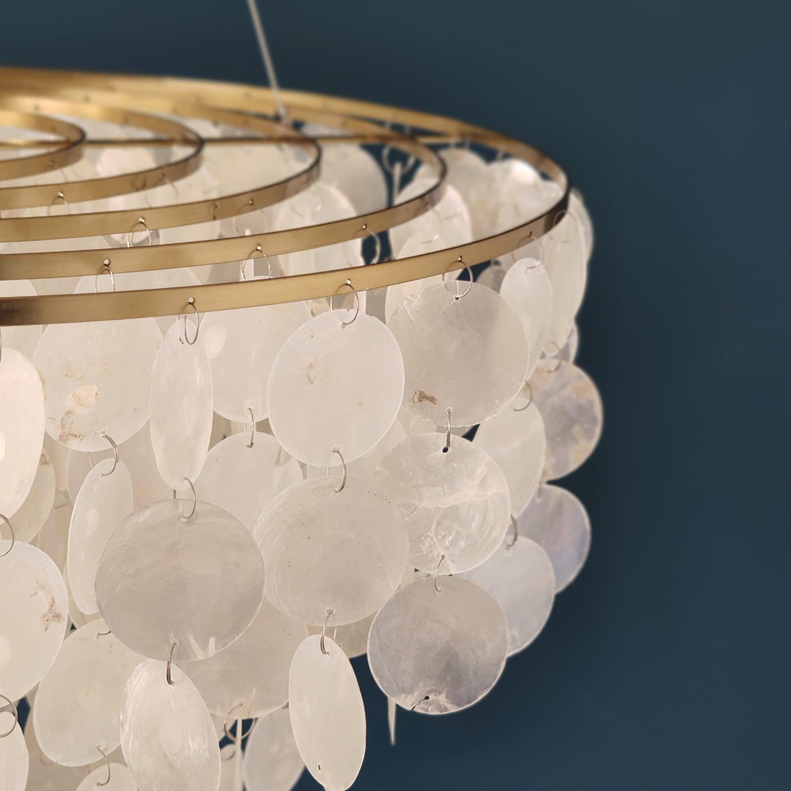 Shell Wind Chime Chandelier - Cueteks