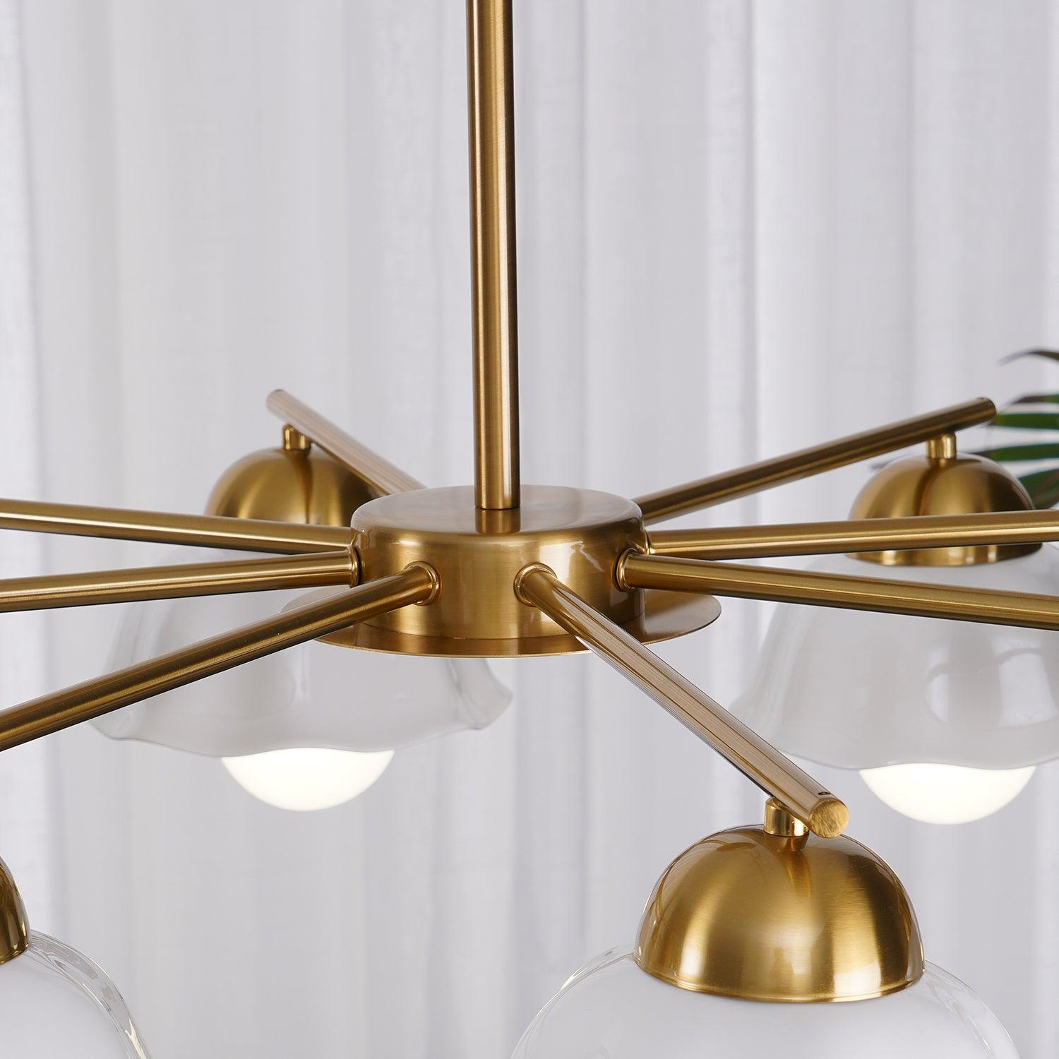 Flower Shade Chandelier - Cueteks