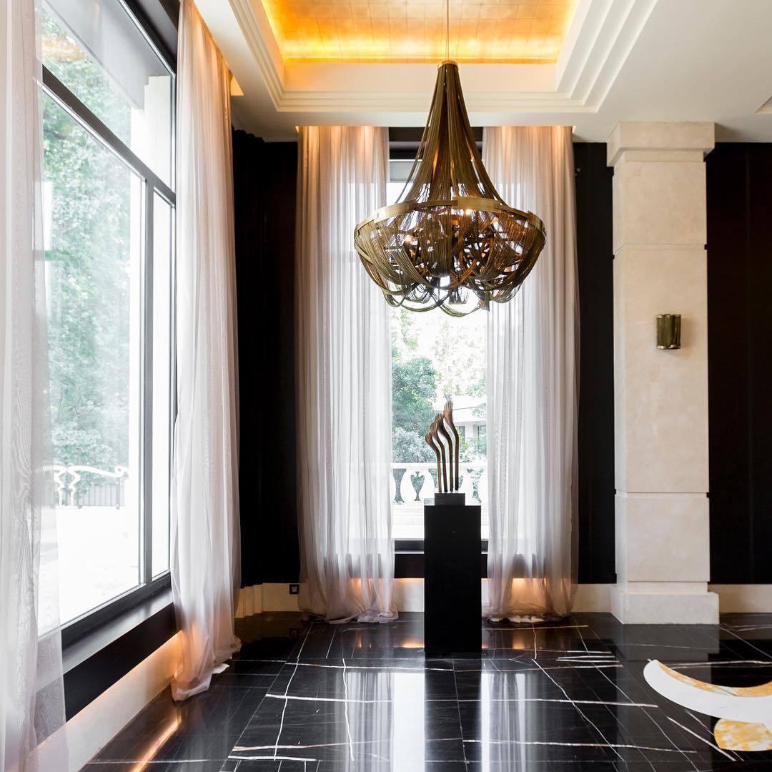 Tassel Aluminum Chain Chandelier - Cueteks