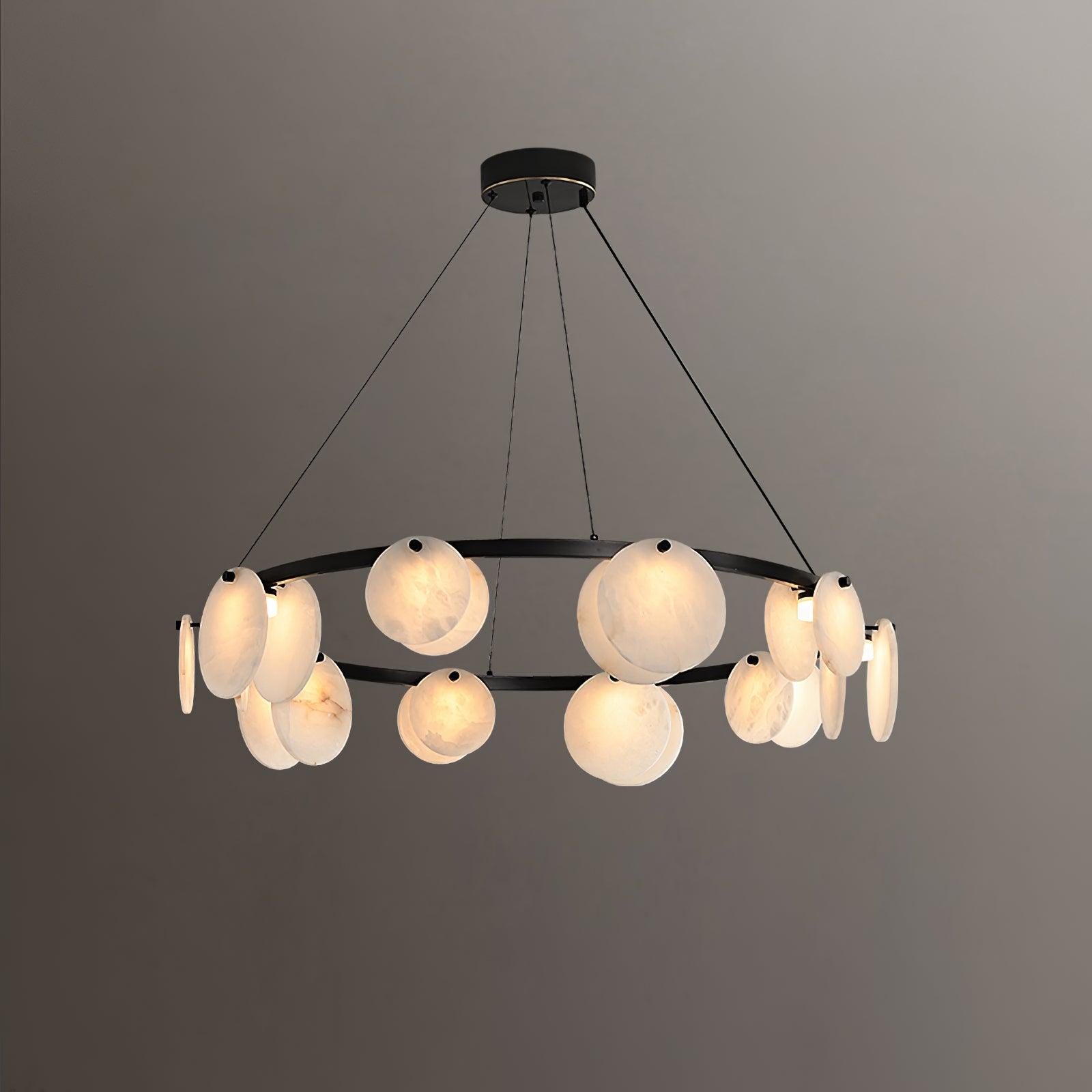 Trinidad Alabaster Chandelier - Cueteks