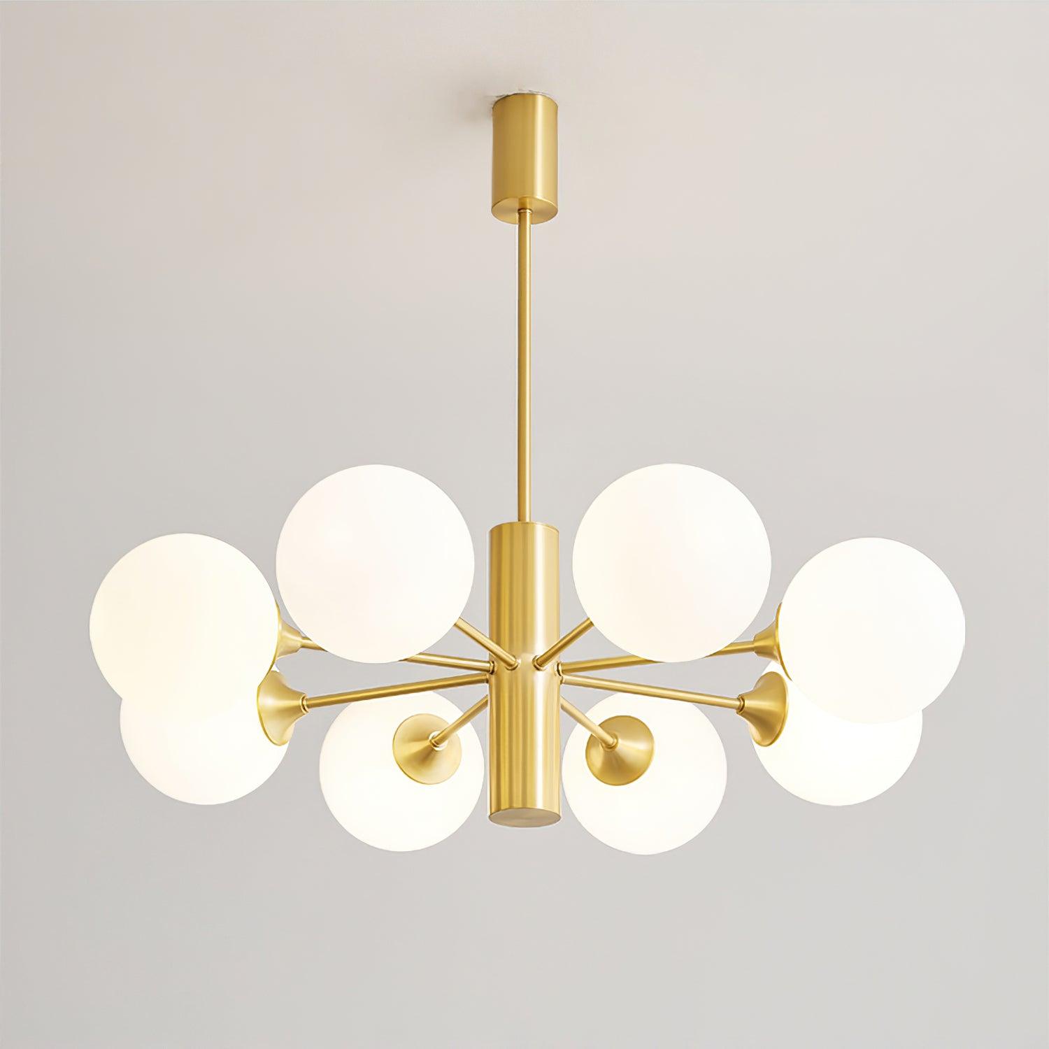 Stella Brass Chandelier - Cueteks