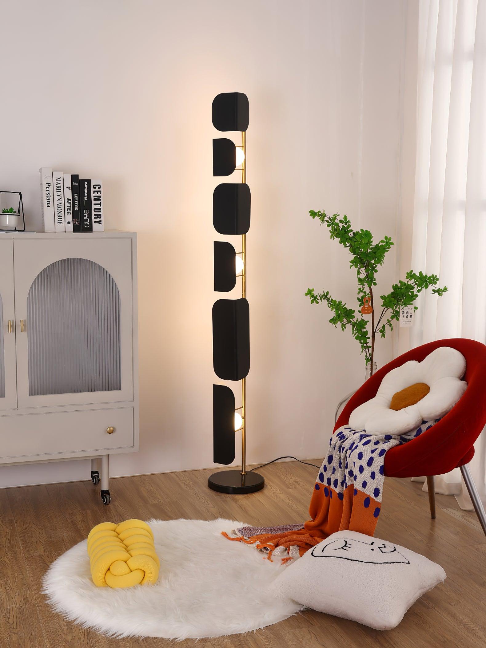 Leagan Floor Lamp - Cueteks