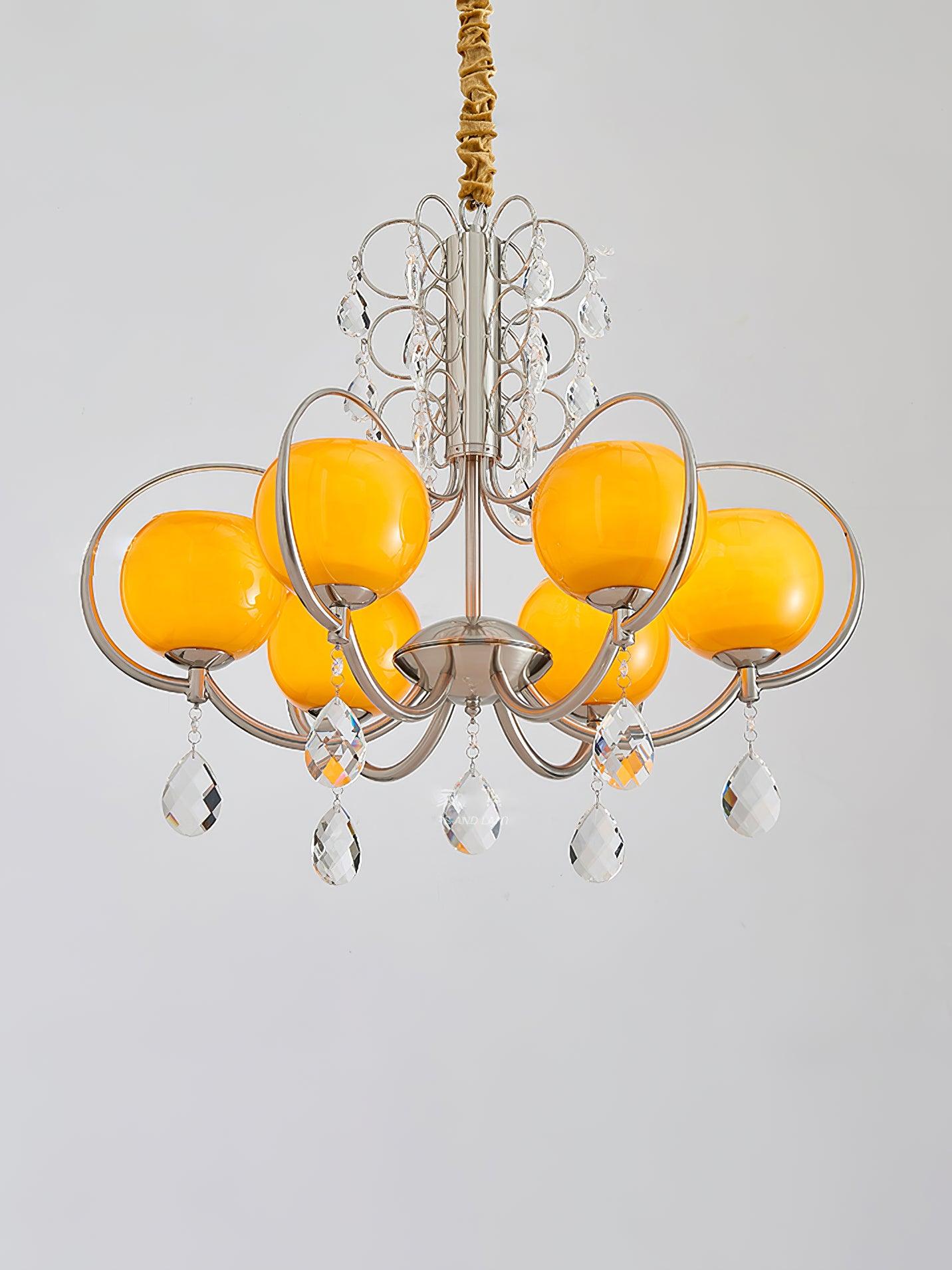 Doria Crystal Chandelier - Cueteks