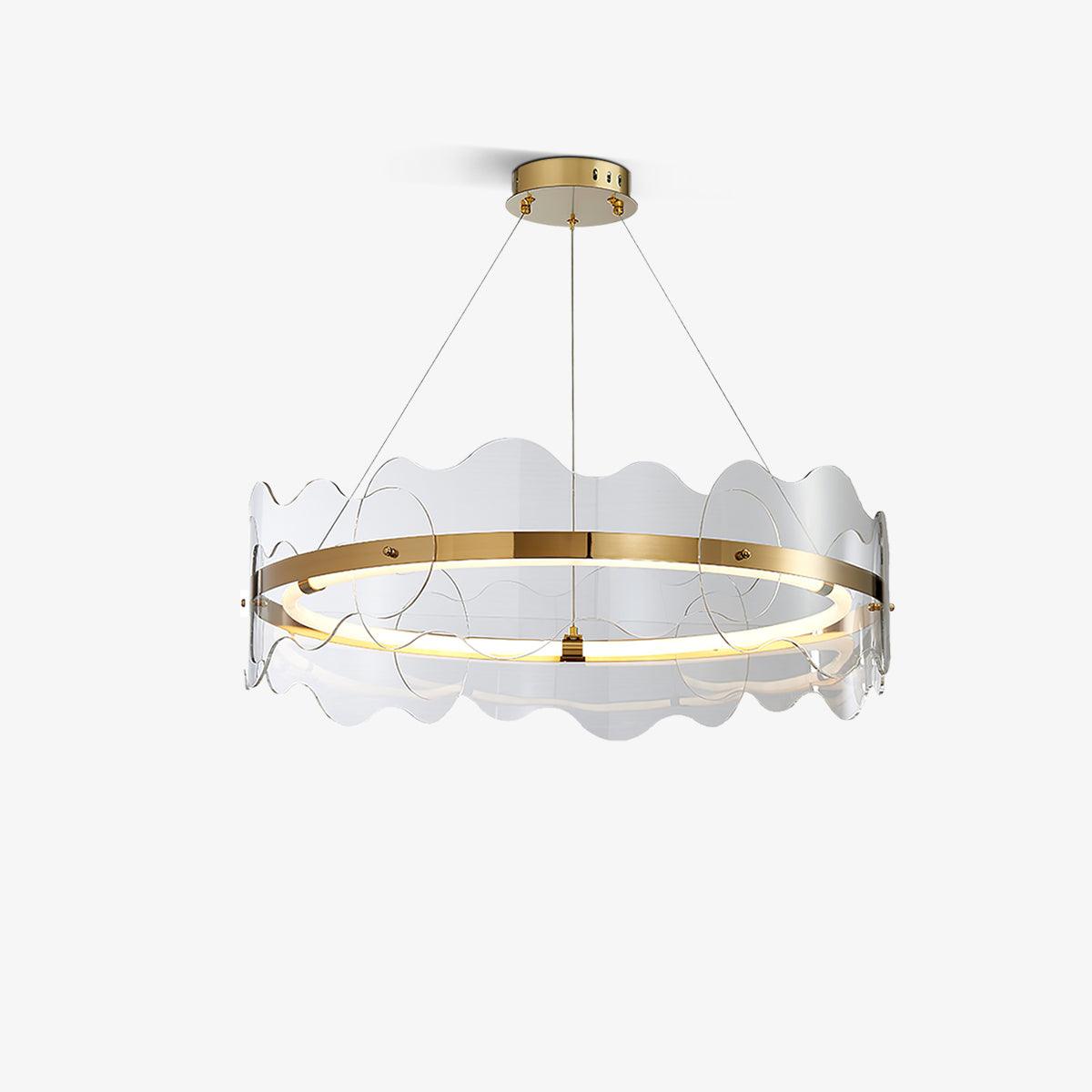 Acrylic Wave Chandelier - Cueteks