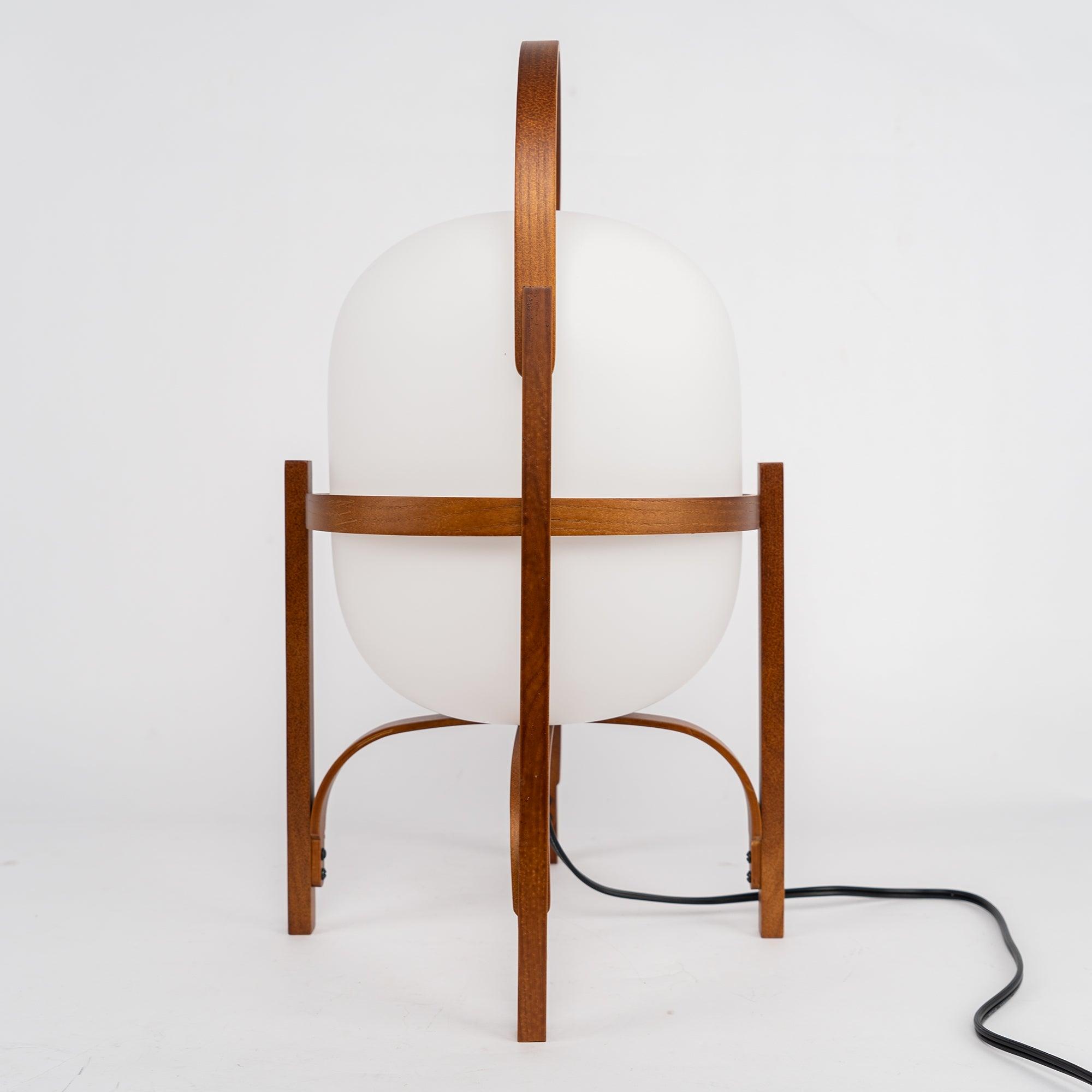 Portable Lantern Glass Table Lamp - Cueteks