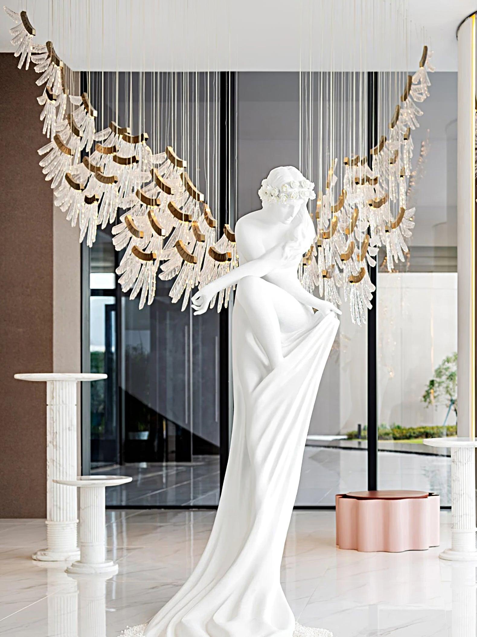 Tiered Palmette Chandelier - Cueteks